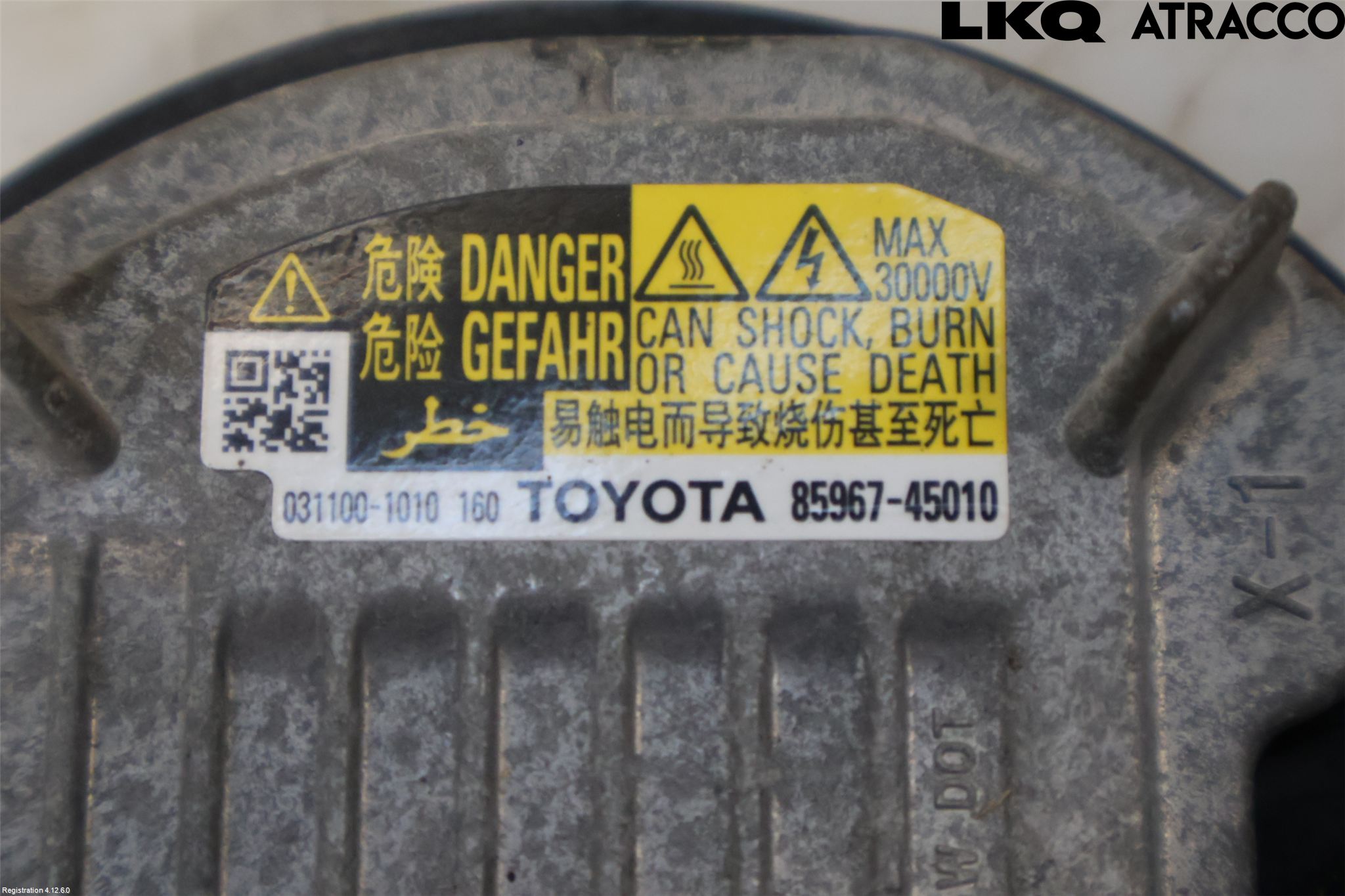 Toyota RAV4 13-18 Styrenhet Strålkastare