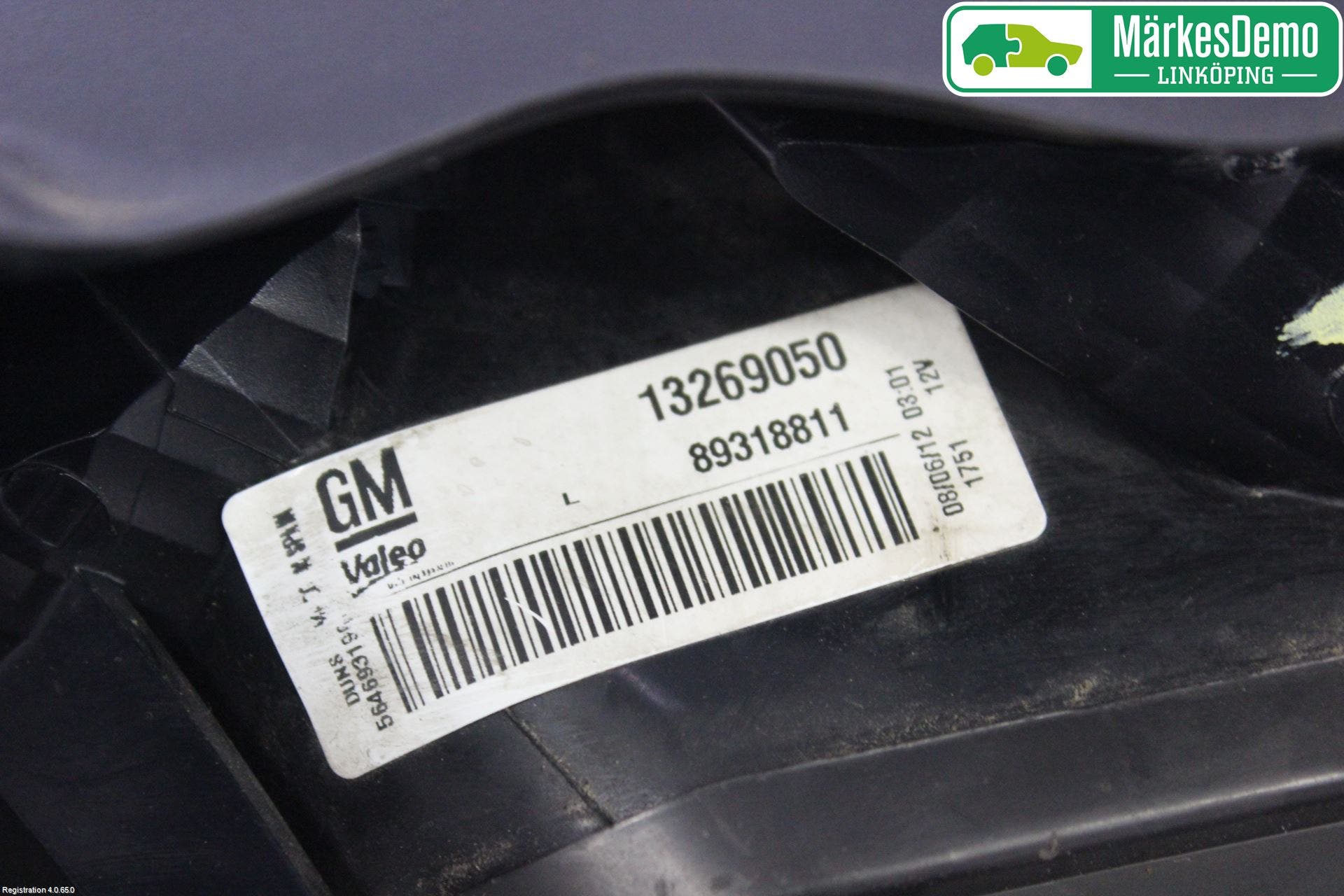 Opel CORSA D 07-14 Bakljus Vänster