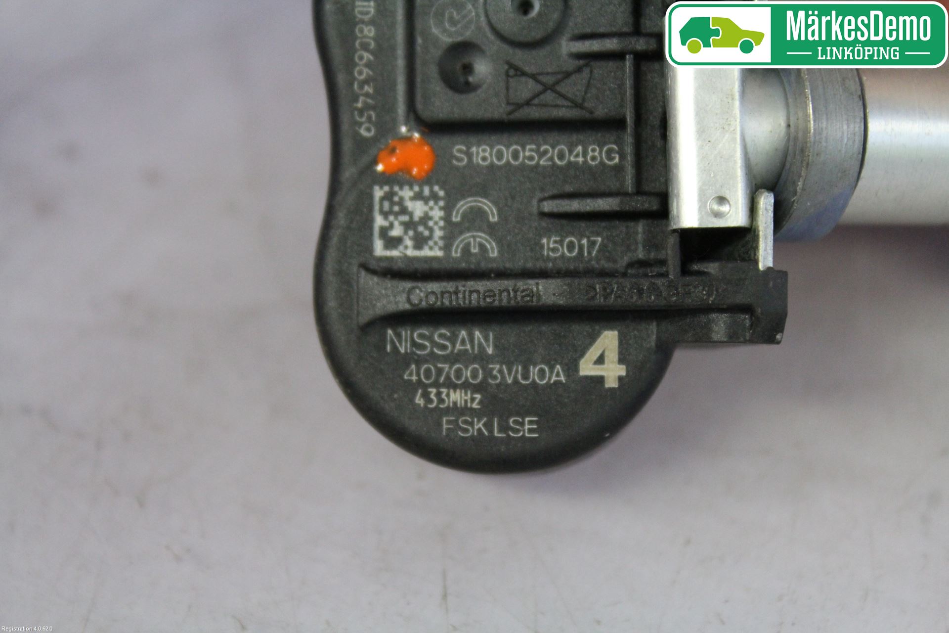 Nissan QASHQAI 14-17 Givare Däcktryck