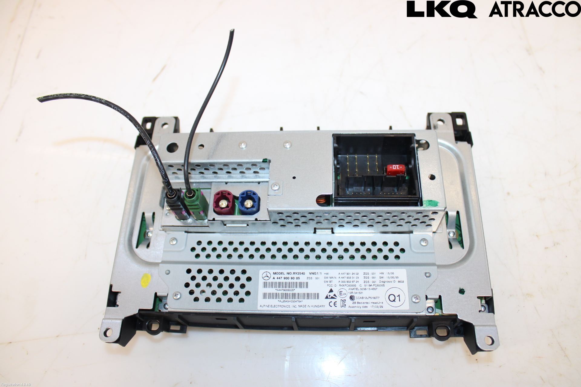 Mercedes-Benz MB VITO/V-KLASS (W640,W447,W448) 14- Cd Radio - Multimediapanel