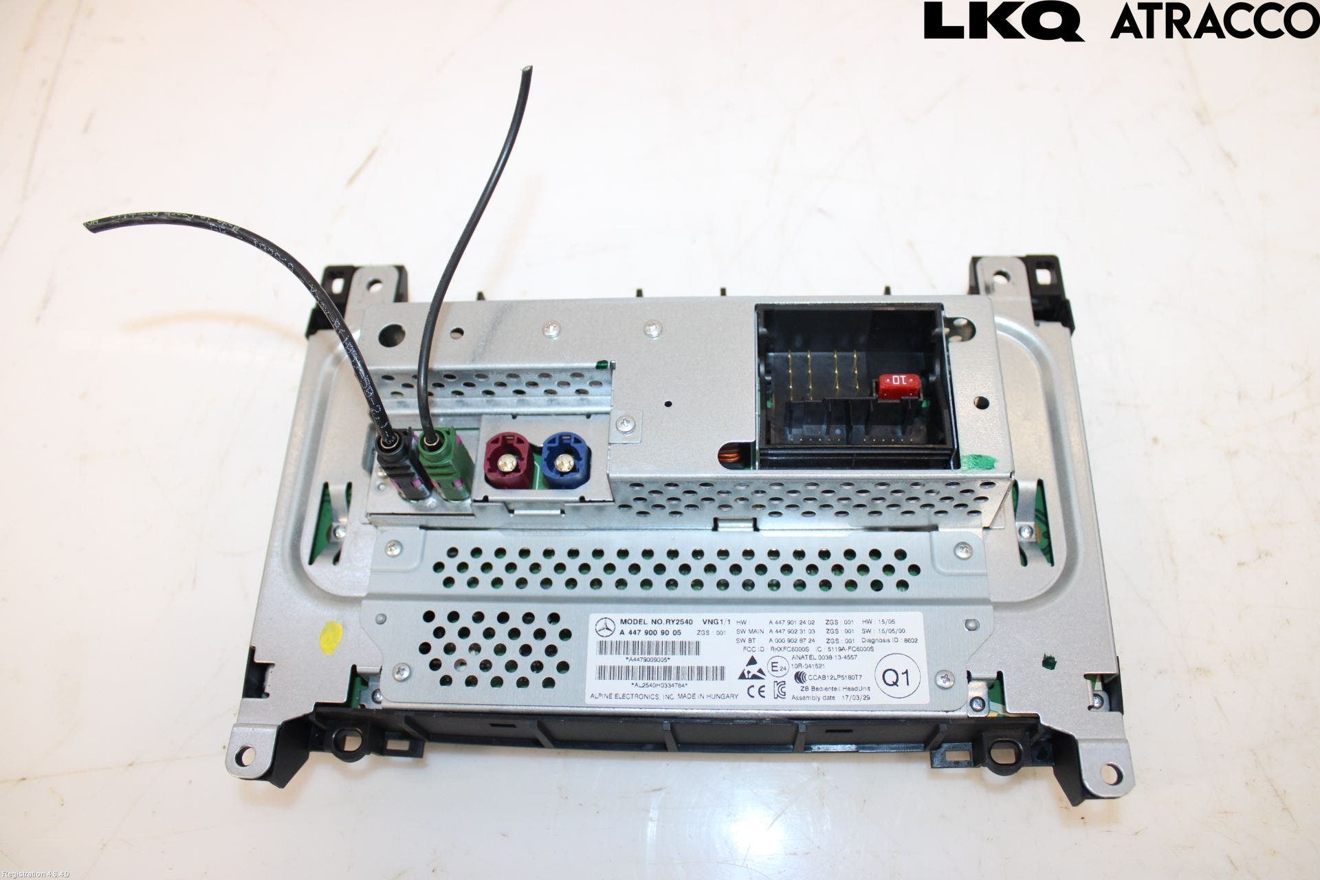 Mercedes-Benz MB VITO/V-KLASS (W640,W447,W448) 14- Cd Radio - Multimediapanel