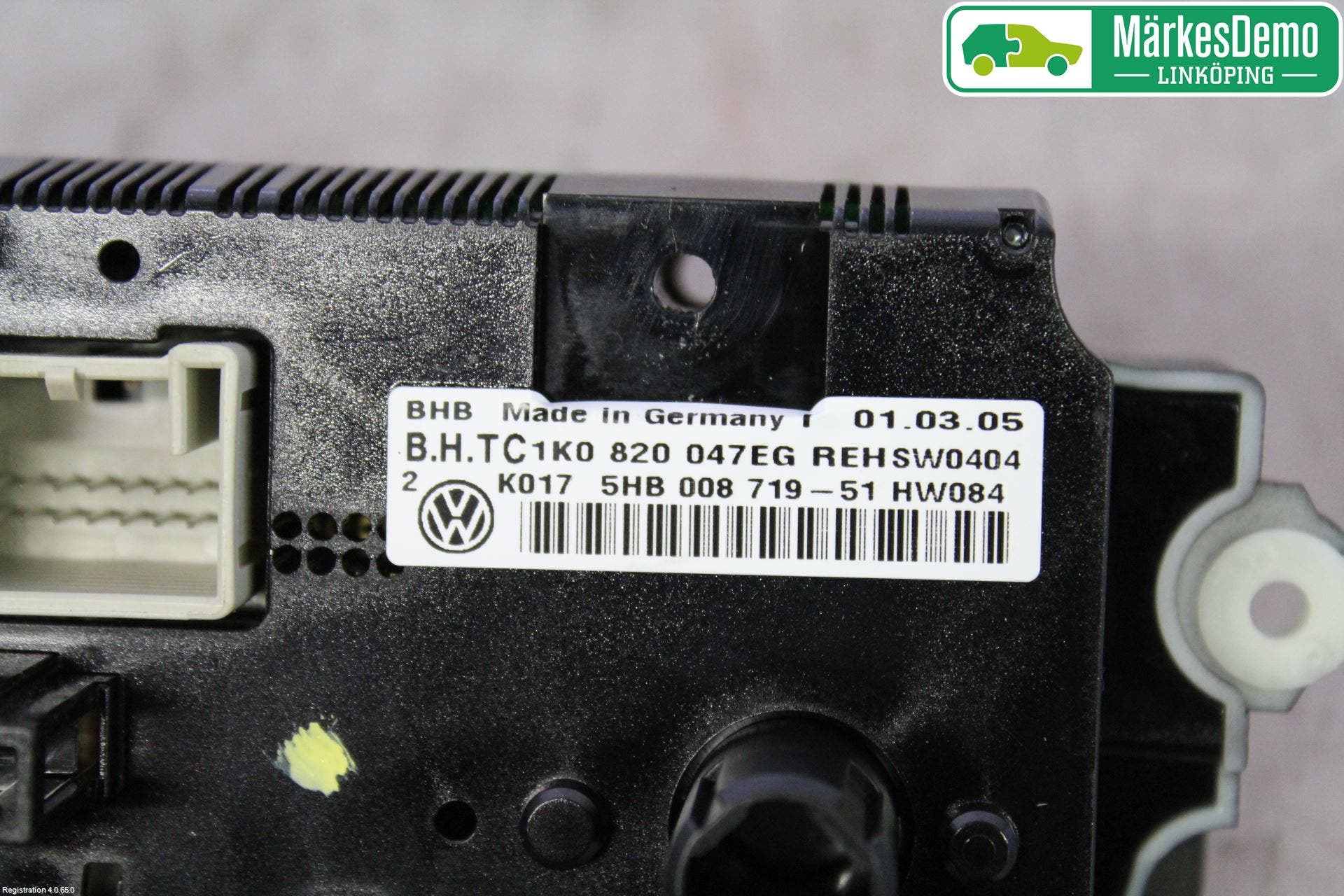 Volkswagen VW GOLF PLUS/CROSS GOLF 04-14 Ac Styrenhet Ac Manöveren