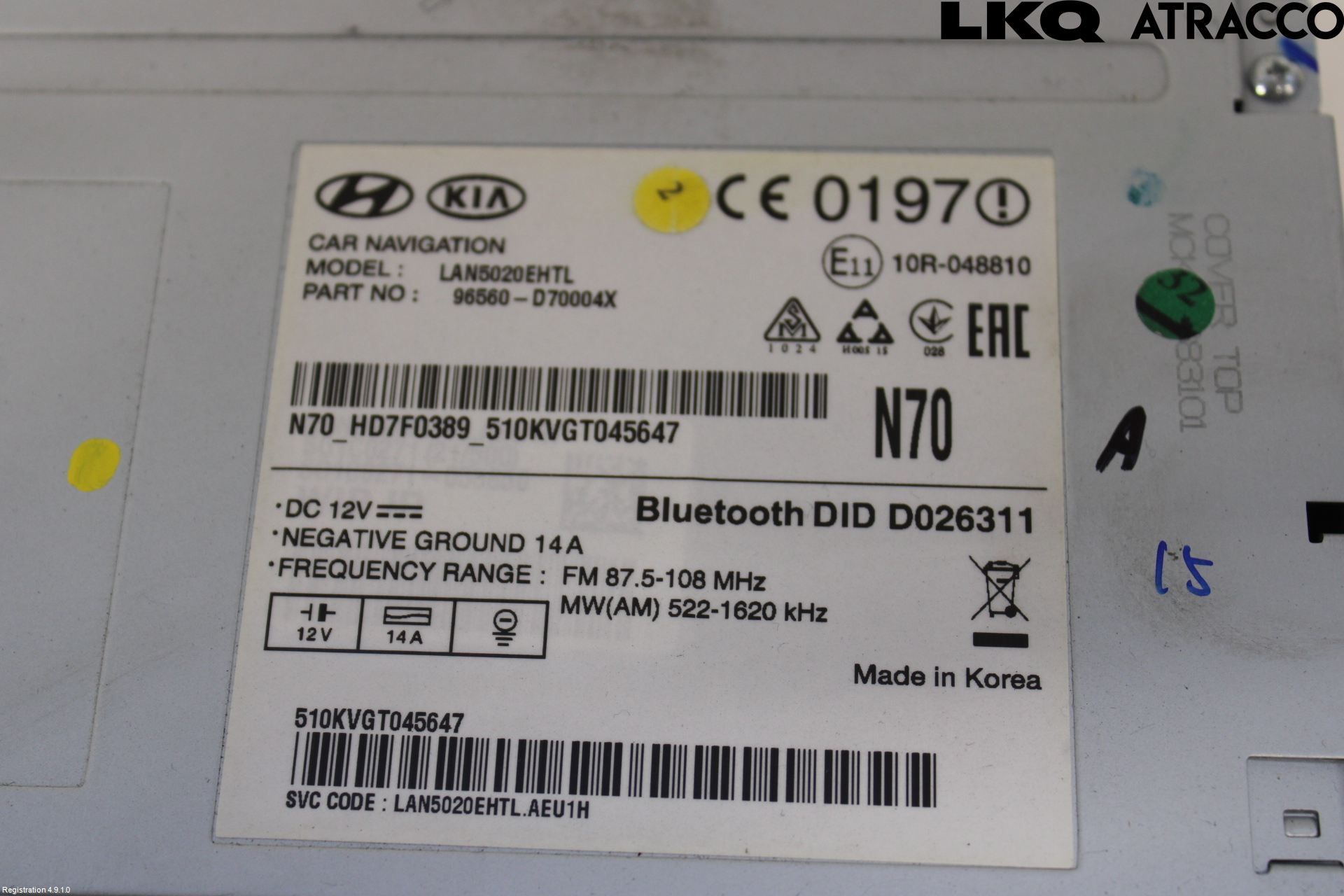 Hyundai TUCSON 05- Cd Radio - Multimediapanel