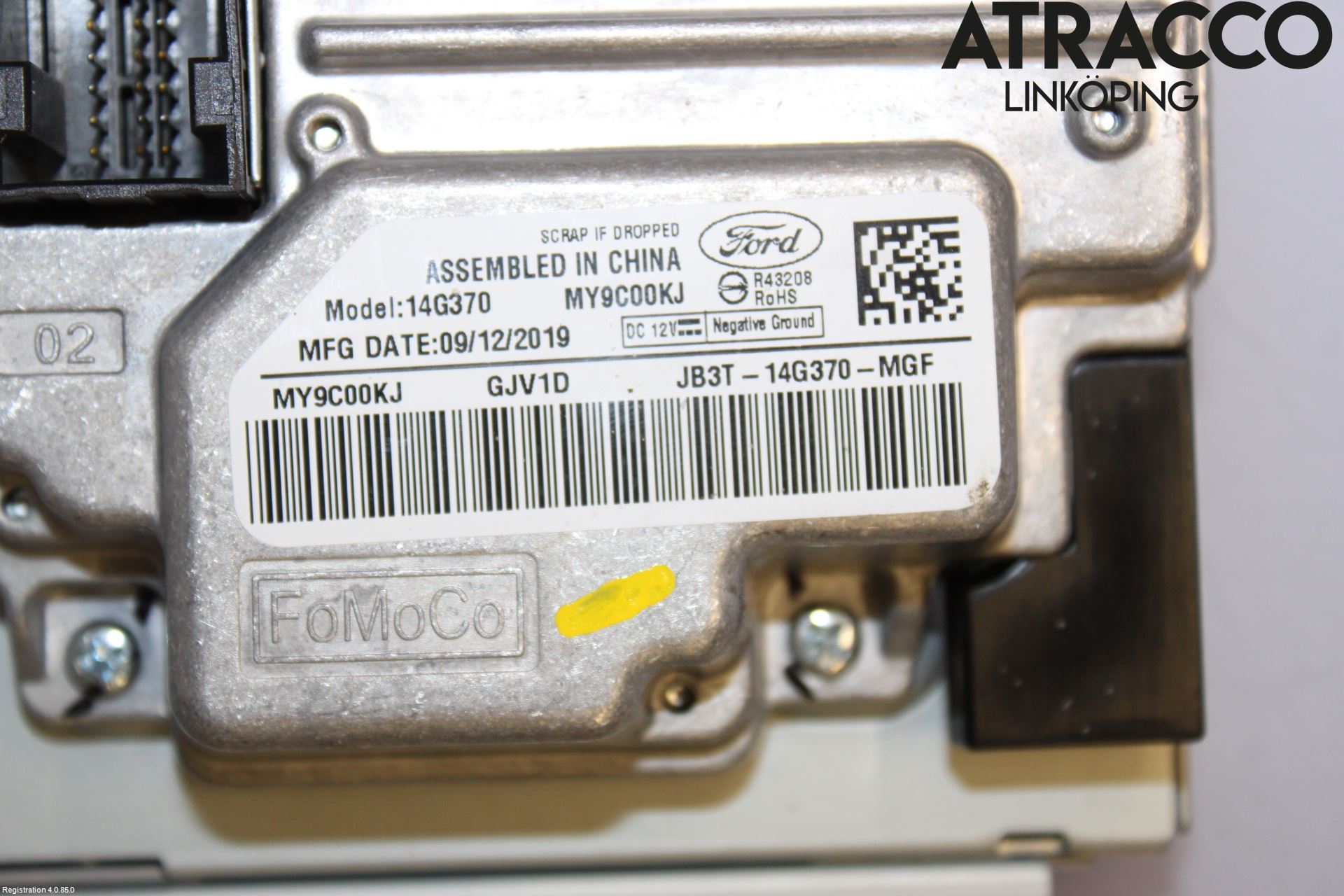 Ford RANGER EU 12-23 Multifunktionsdisplay