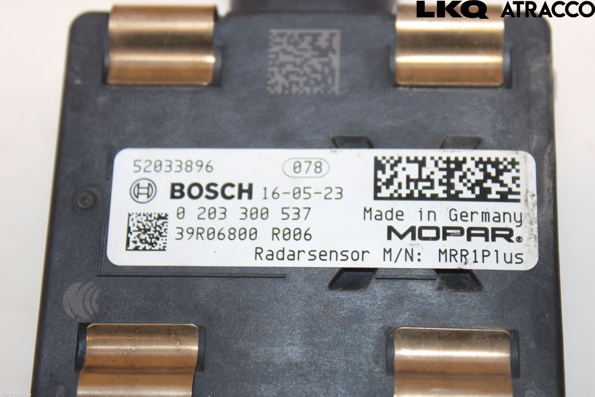 Fiat 500X 15- Sensor Aktivt Kollisionsskydd