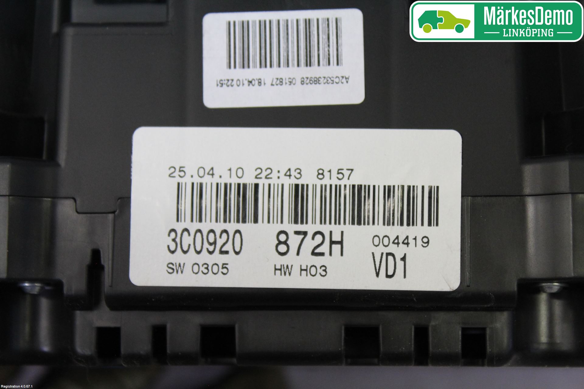 Volkswagen VW PASSAT 05-11 Instrument Komb
