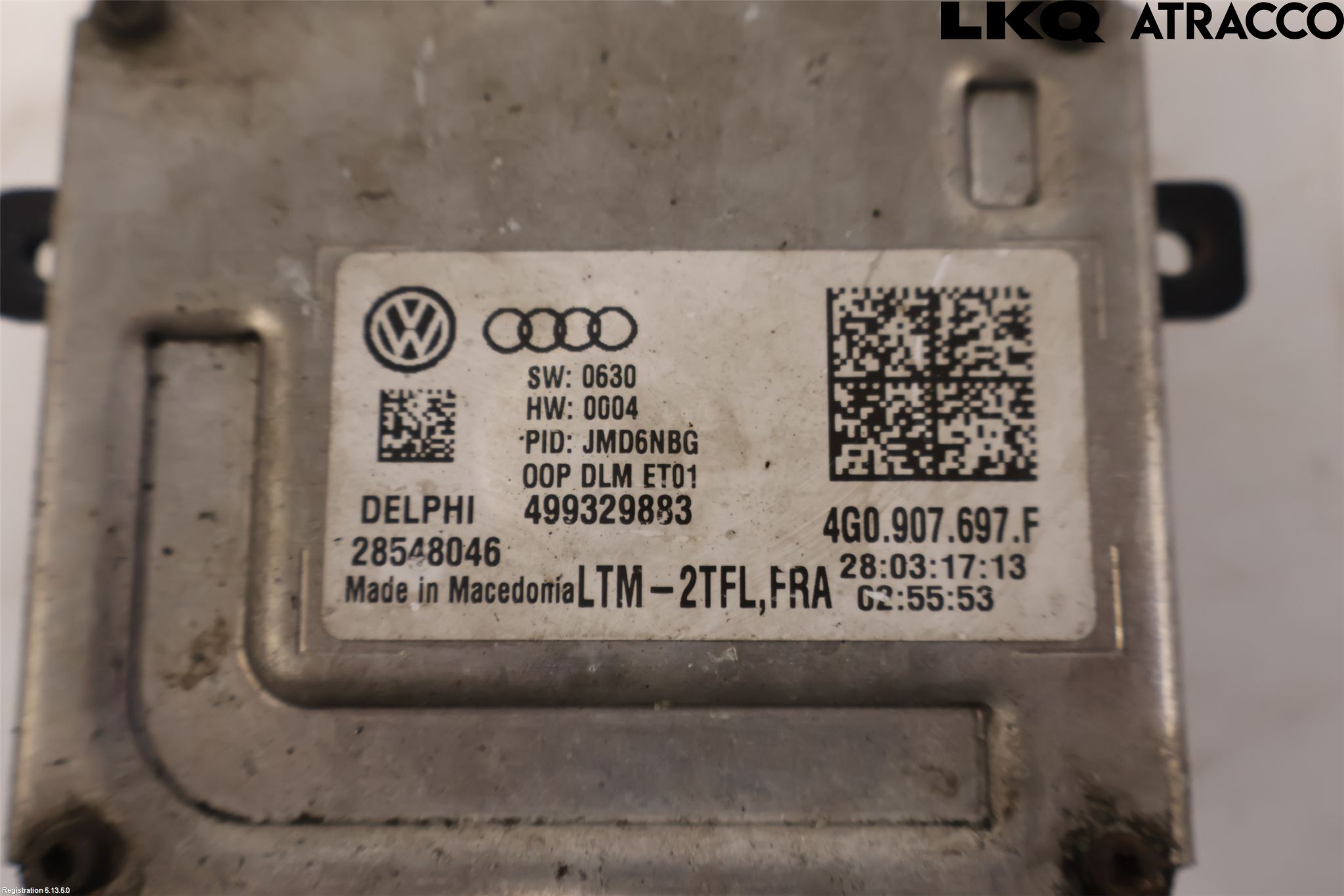 Volkswagen VW PASSAT 15-19 Styrenhet Strålkastare