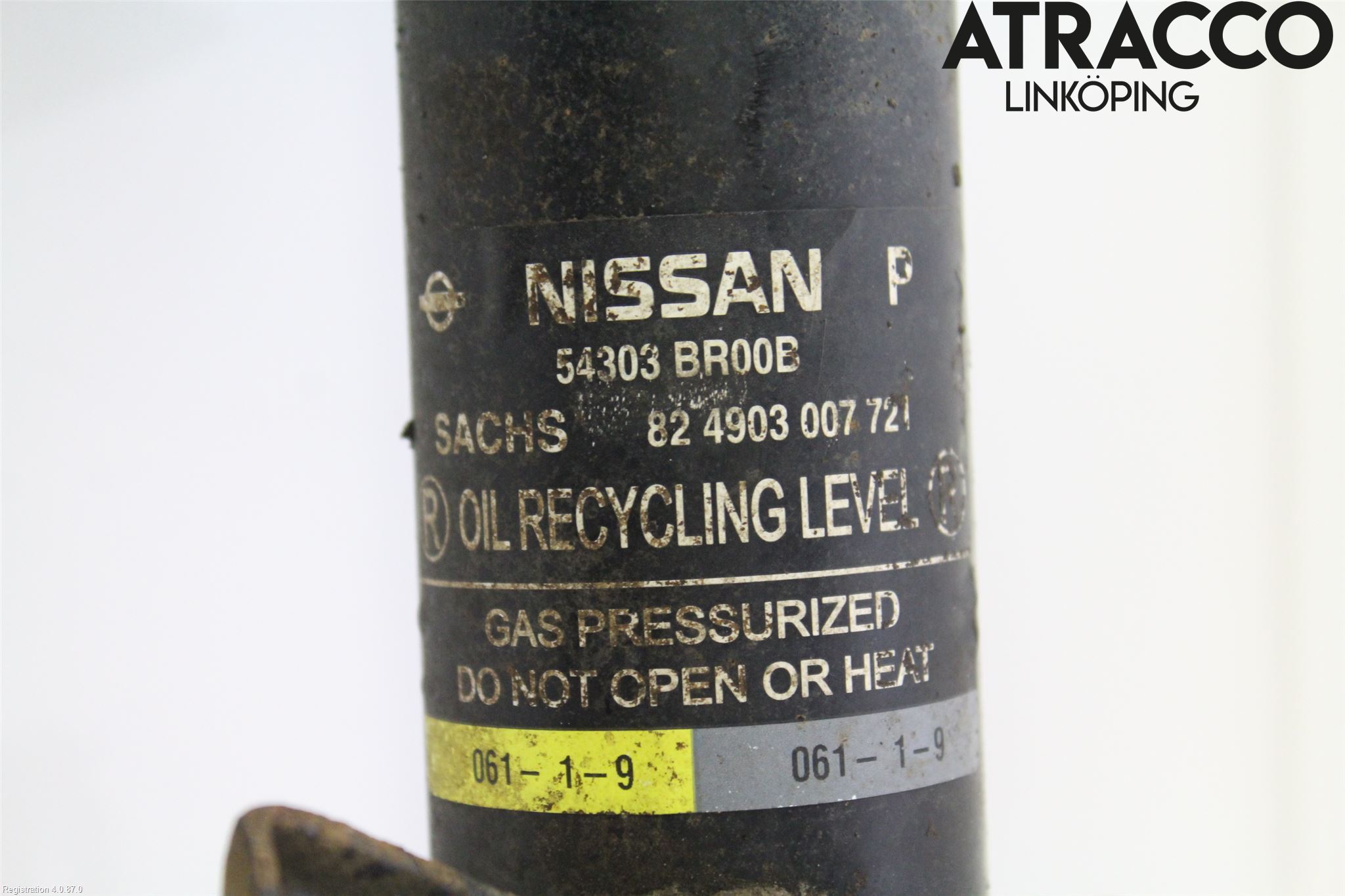 Nissan QASHQAI 10-14 Fjäderben Fram Vänster