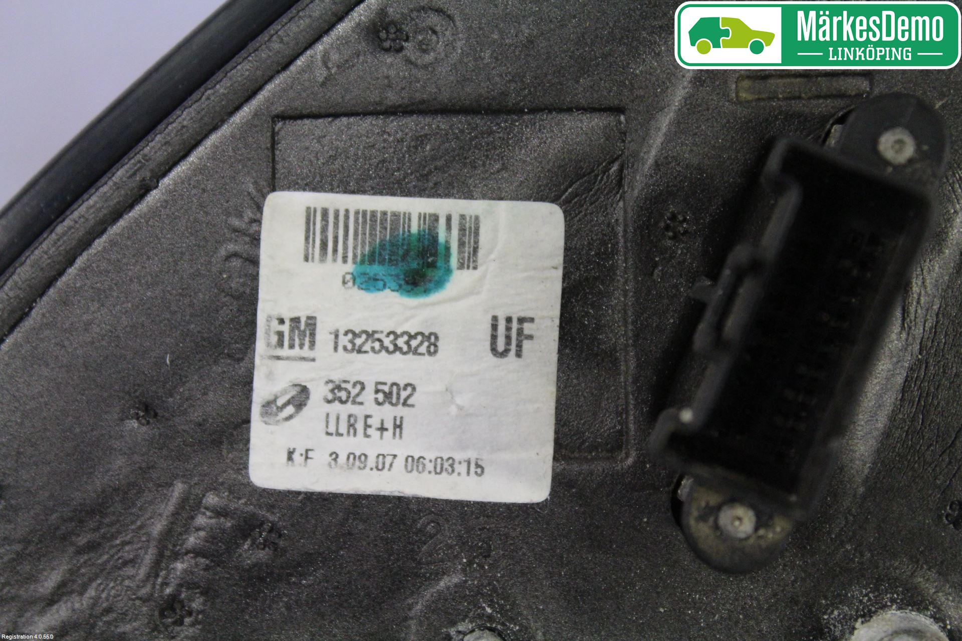 Opel VECTRA C 06-08 Spegel Yttre El Hö