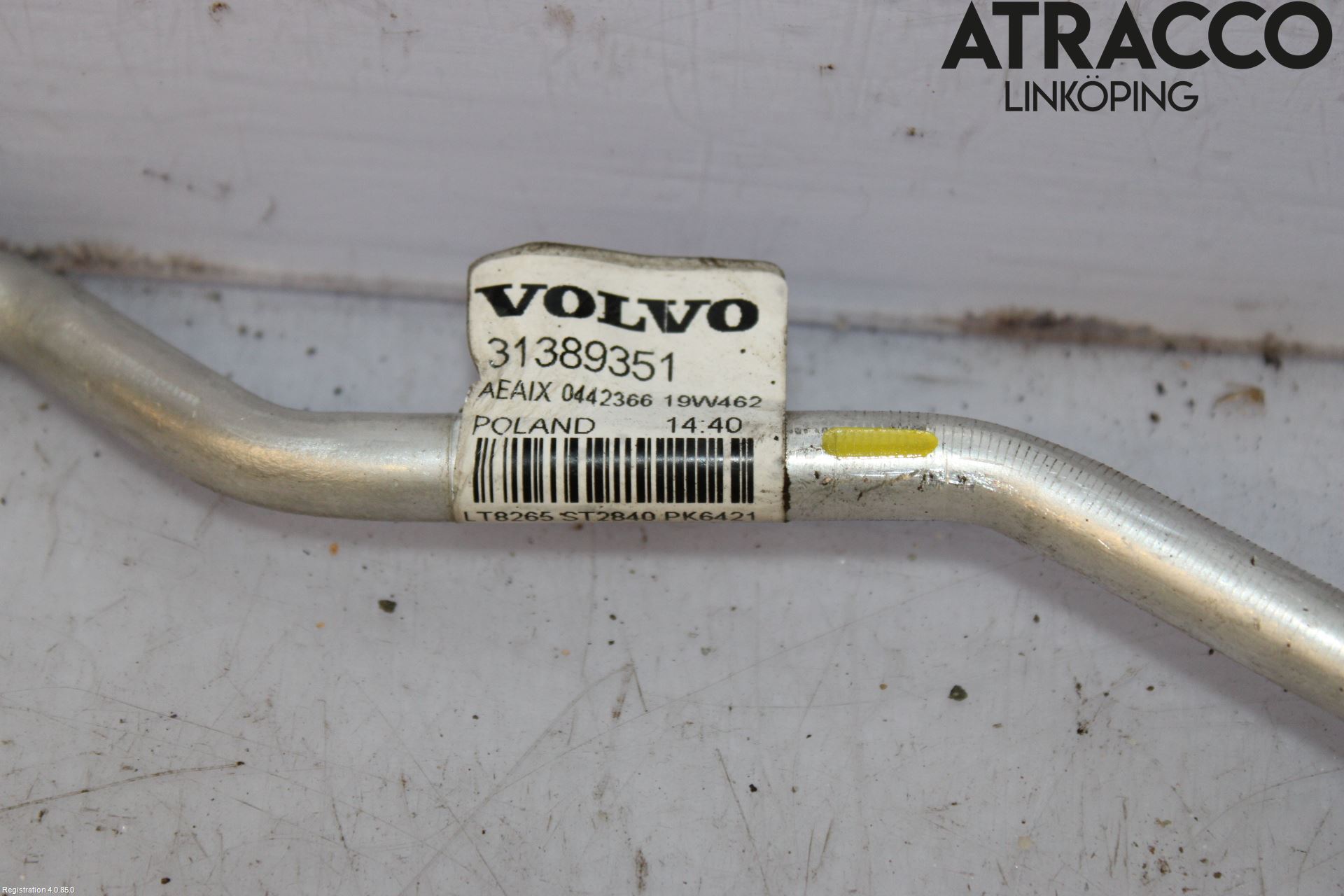 Volvo XC60 18- Ac Slang-Rör