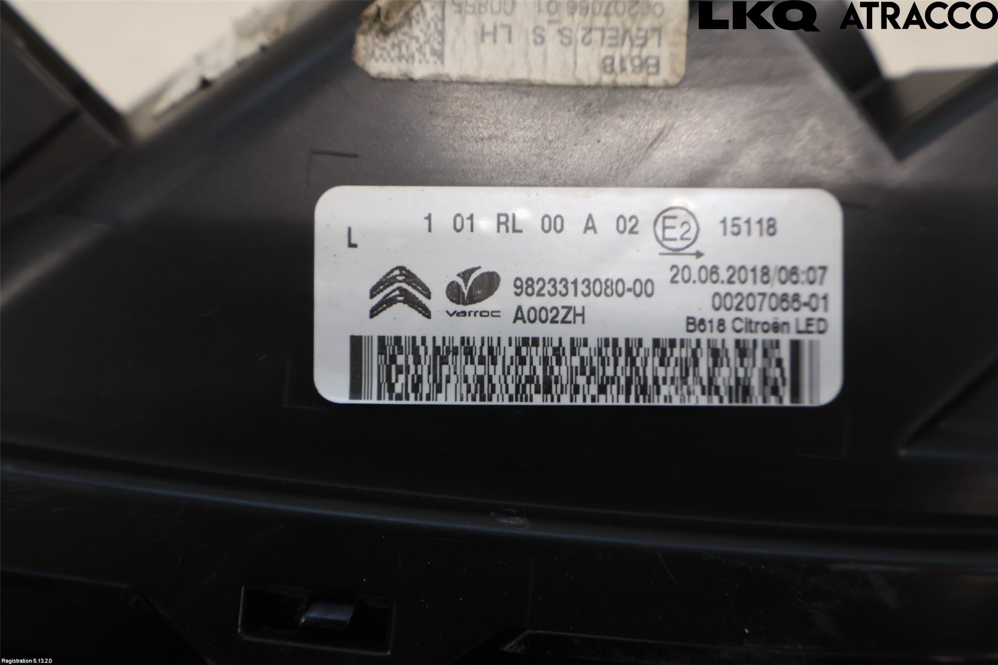 Citroen COTROEN C3 17-24 Dimljus-Varselljus Fram