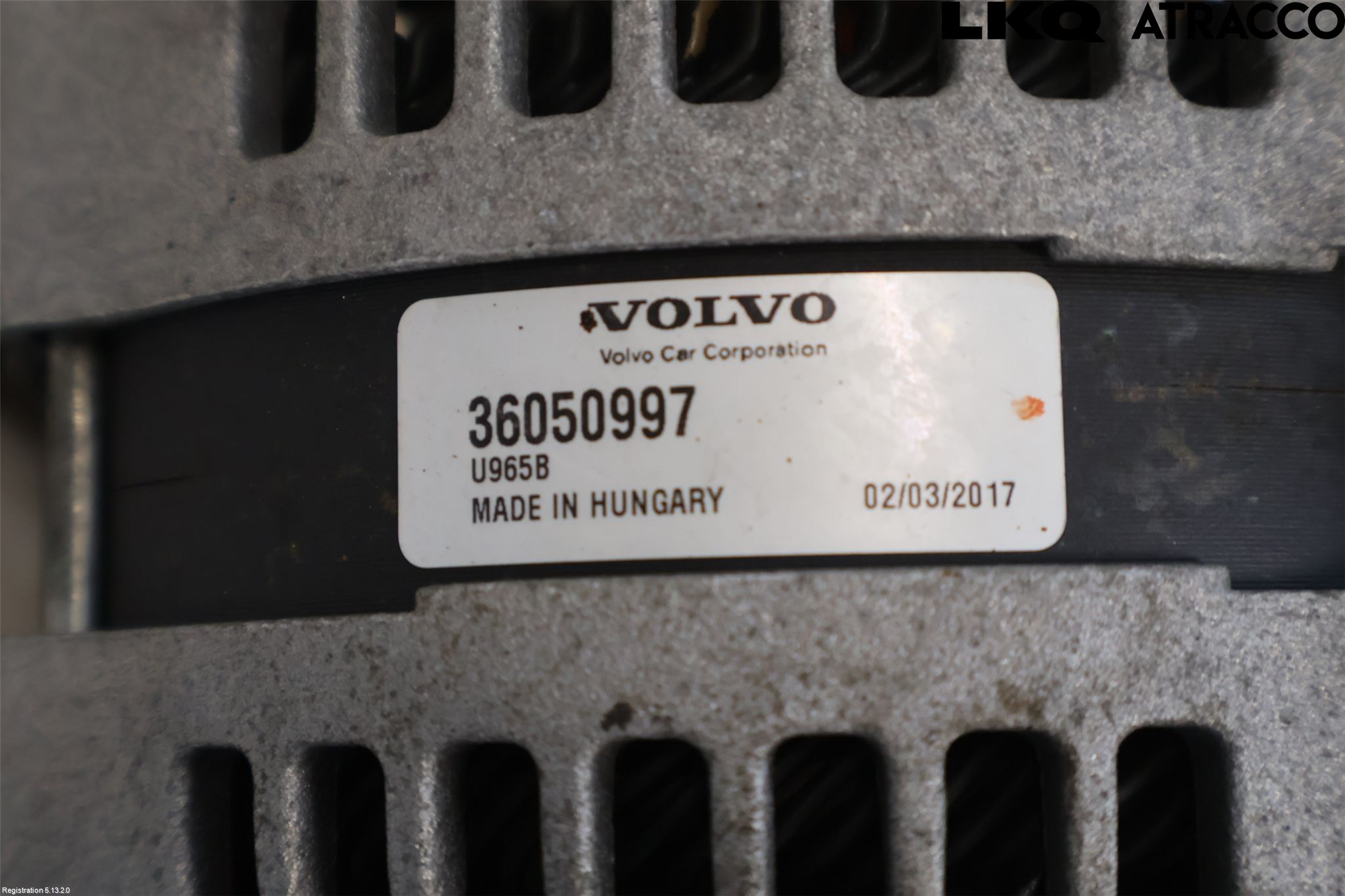 Volvo V50 08-12 Generator