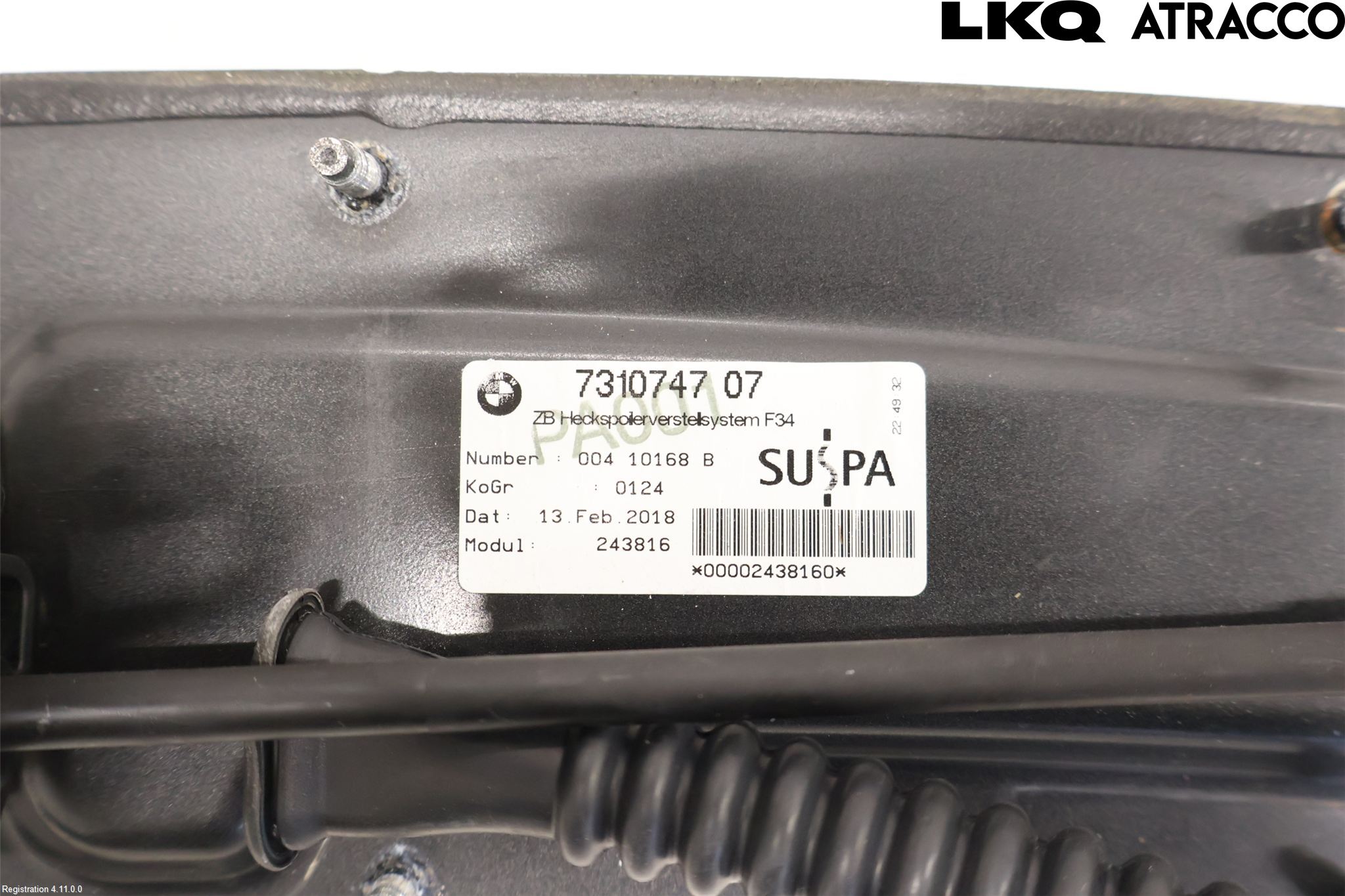 BMW 3 GT F34 13-19 Spoiler Baklucka