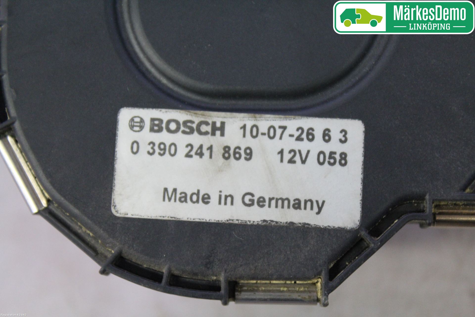 Peugeot 308 08-13 Torkarmotor Vindruta