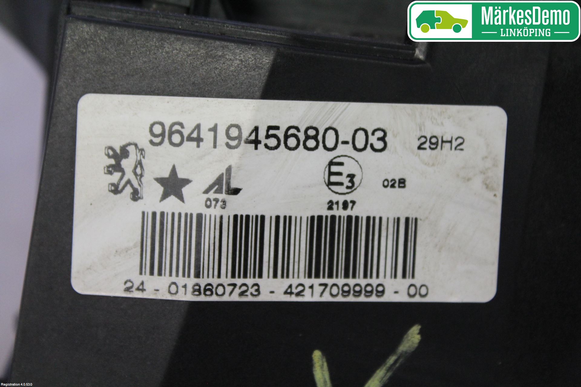 Peugeot 407 Dimljus-Varselljus Fram