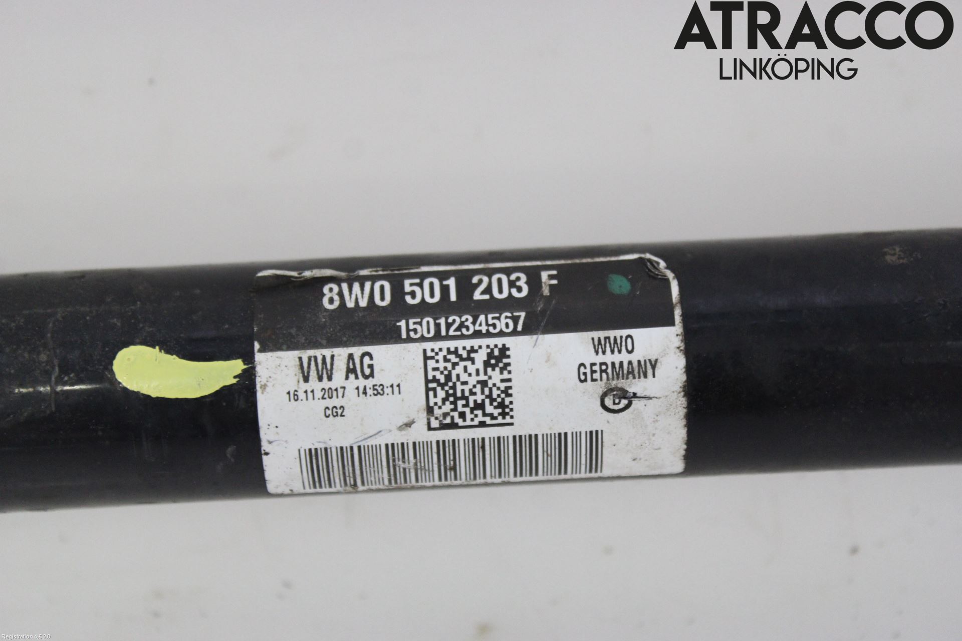 Audi A4/S4 B9 16-19 Drivaxel Bak Vänster