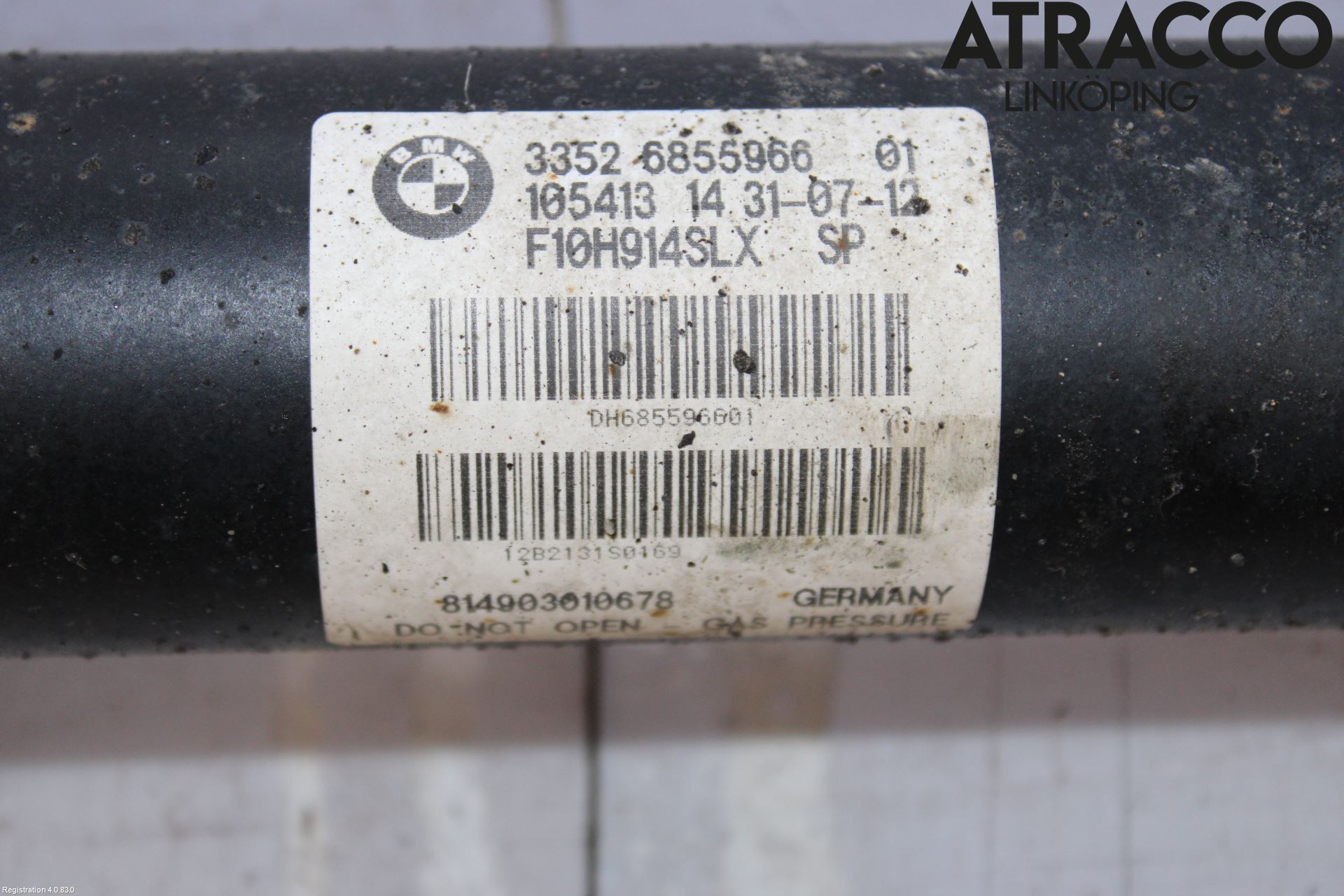 BMW 5 F10/F11/F18 09-17 Fjäderben Bak Vänster