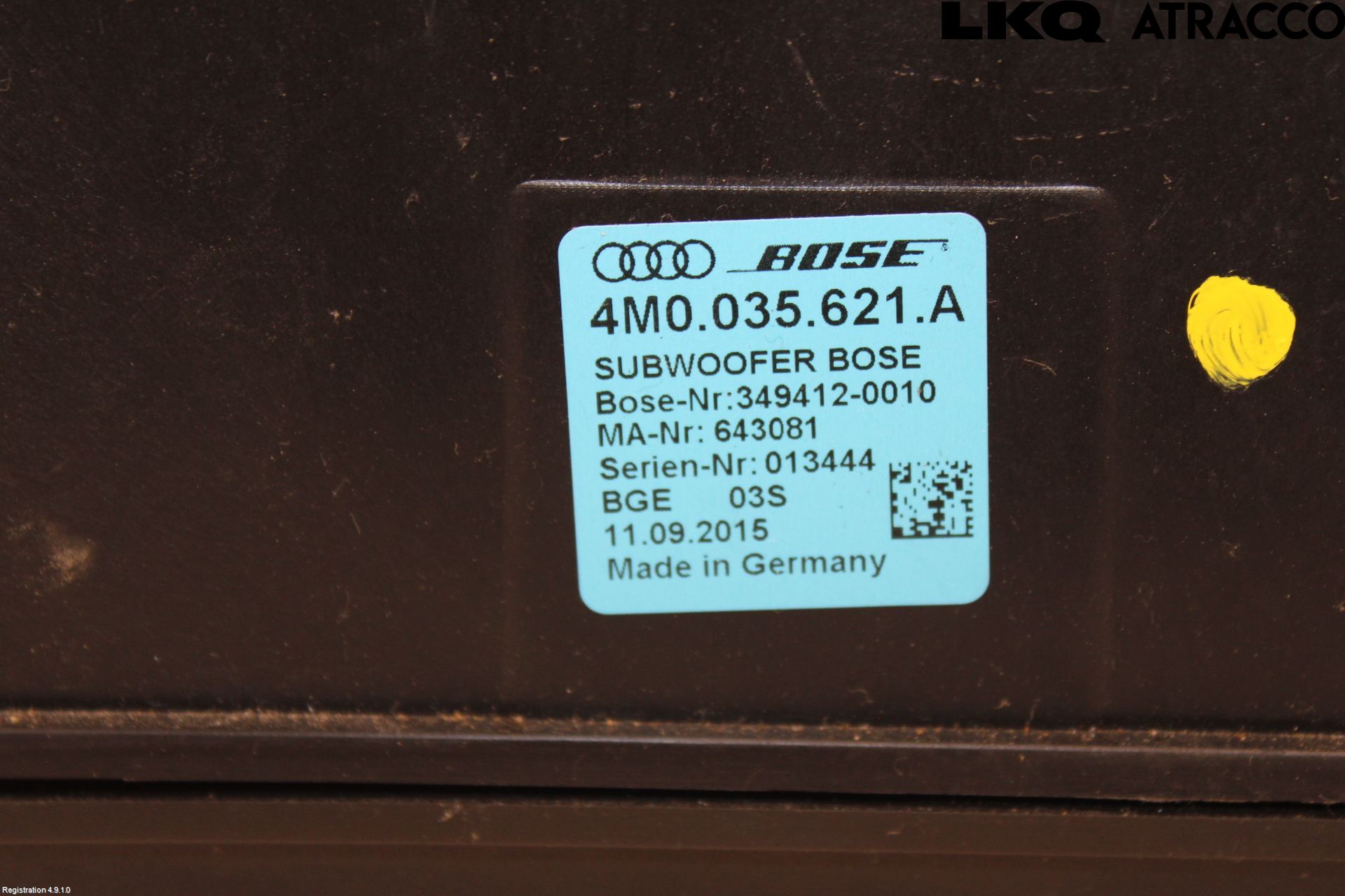 Audi Q7/SQ7 Högtalare