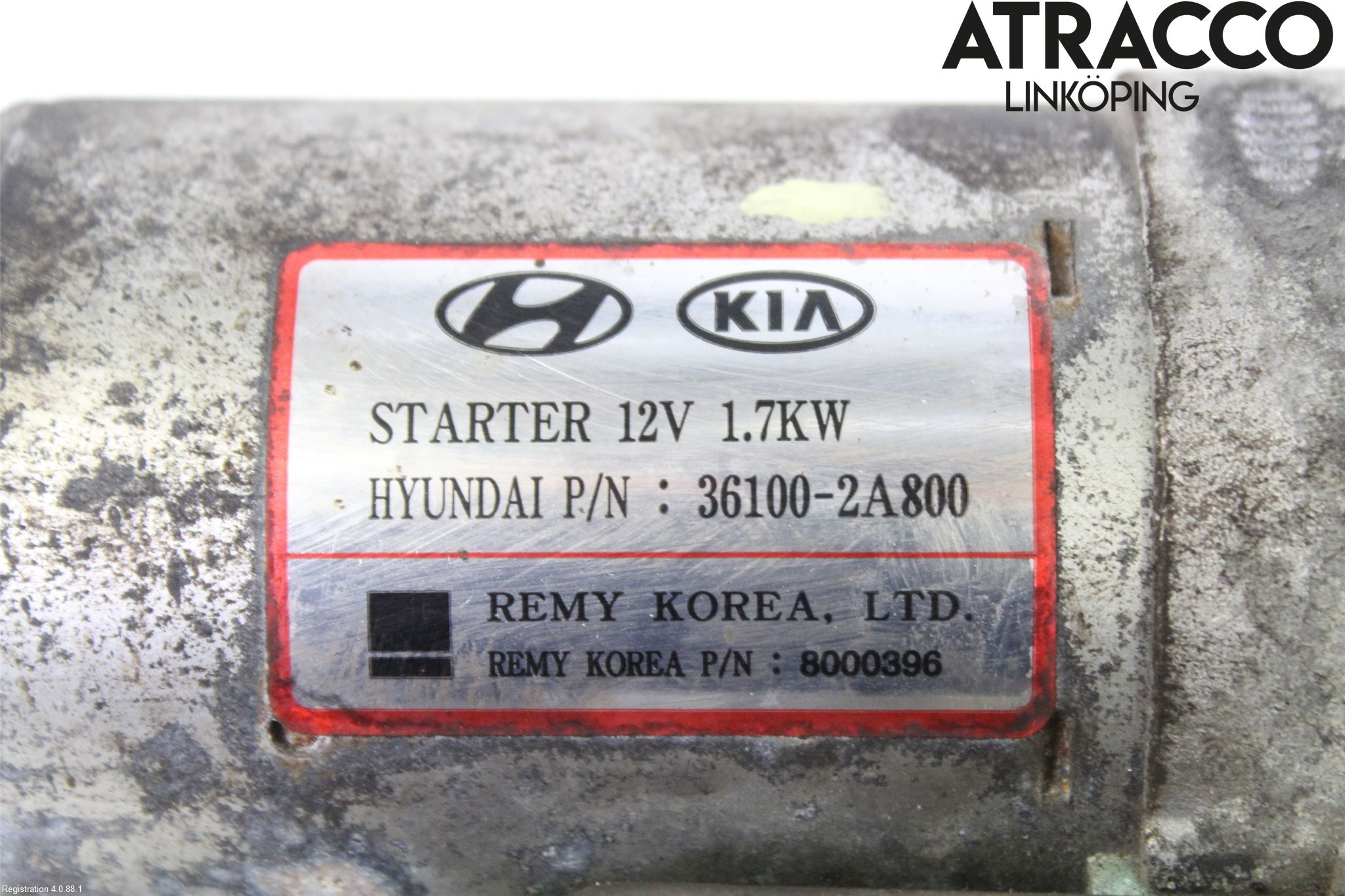 Kia SPORTAGE (SL) 11-15 Startmotor Diesel