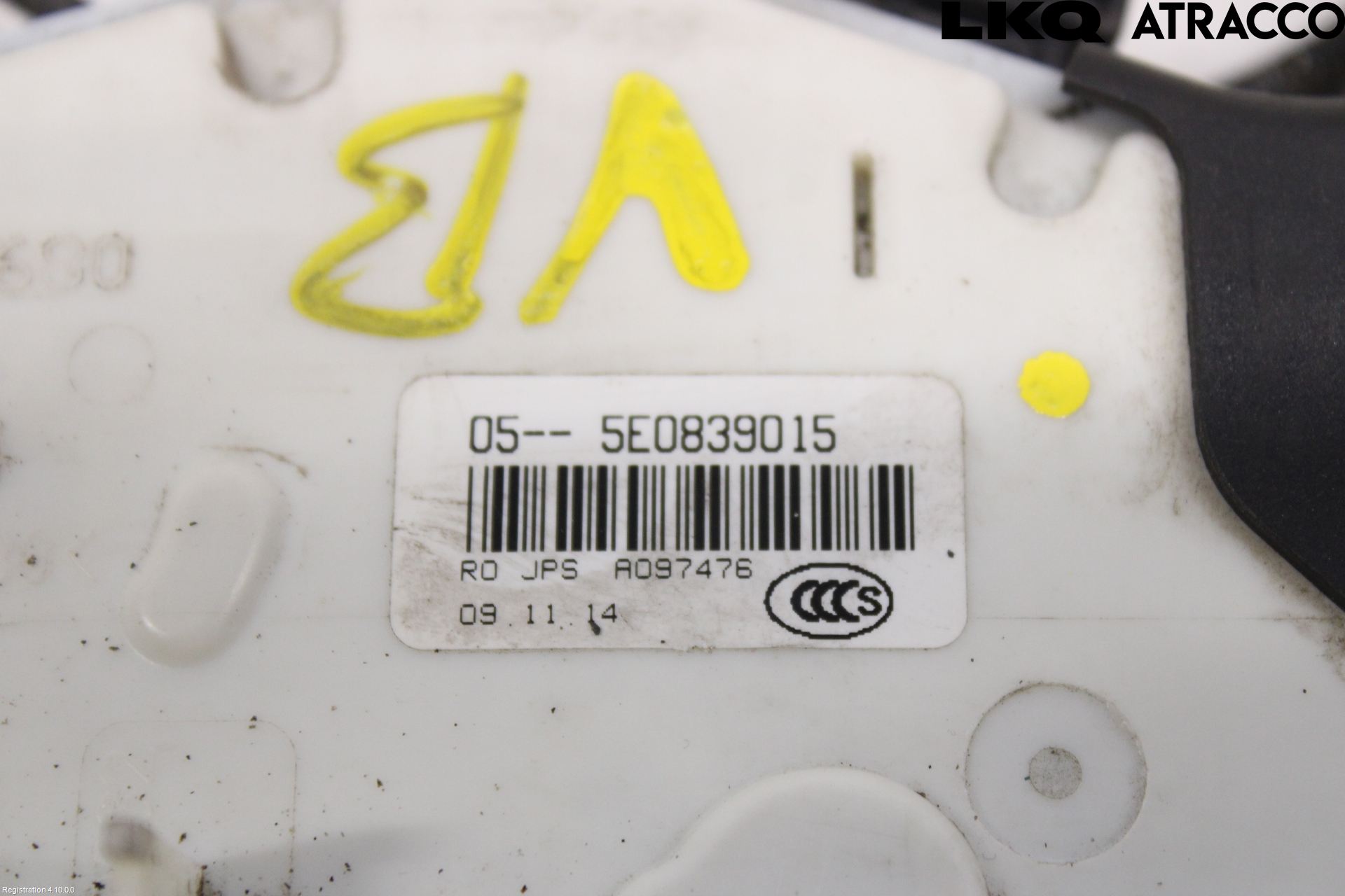 Volkswagen VW PASSAT 15-19 Låskista-Dörrlås