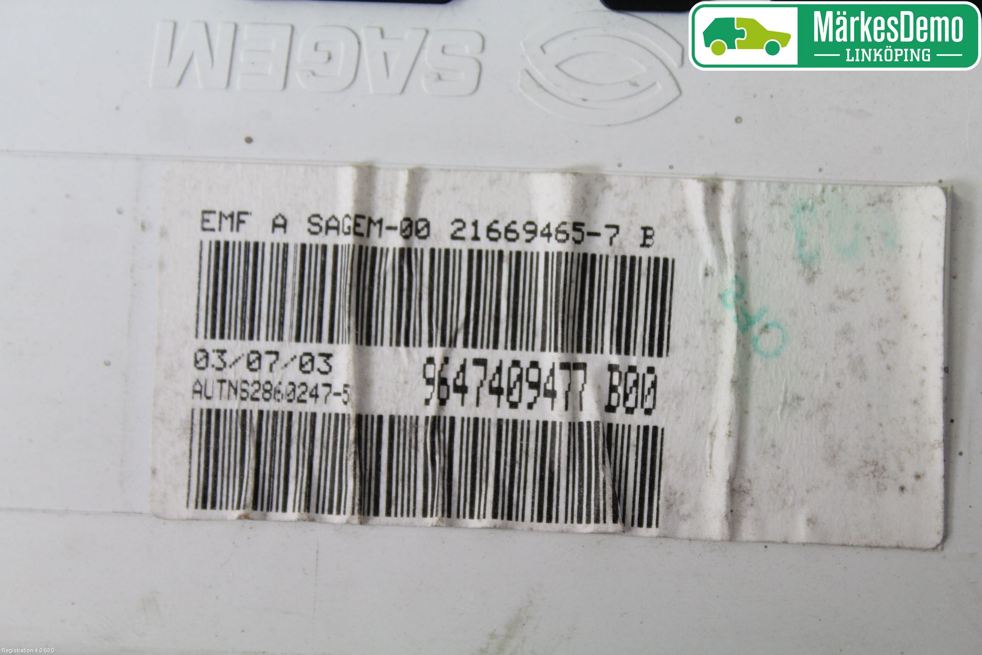 Citroen C3 PLURIEL Färddator