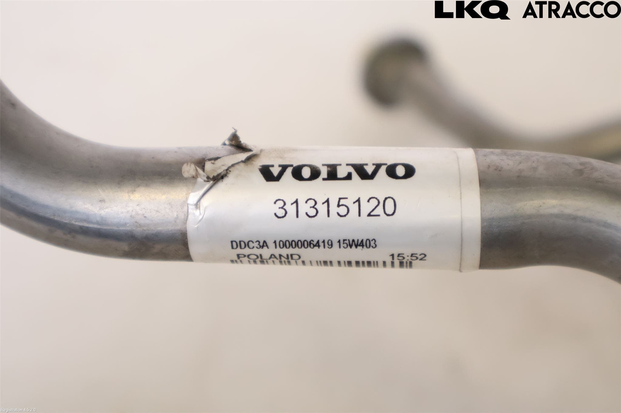 Volvo V60 14-18 Ac Slang-Rör