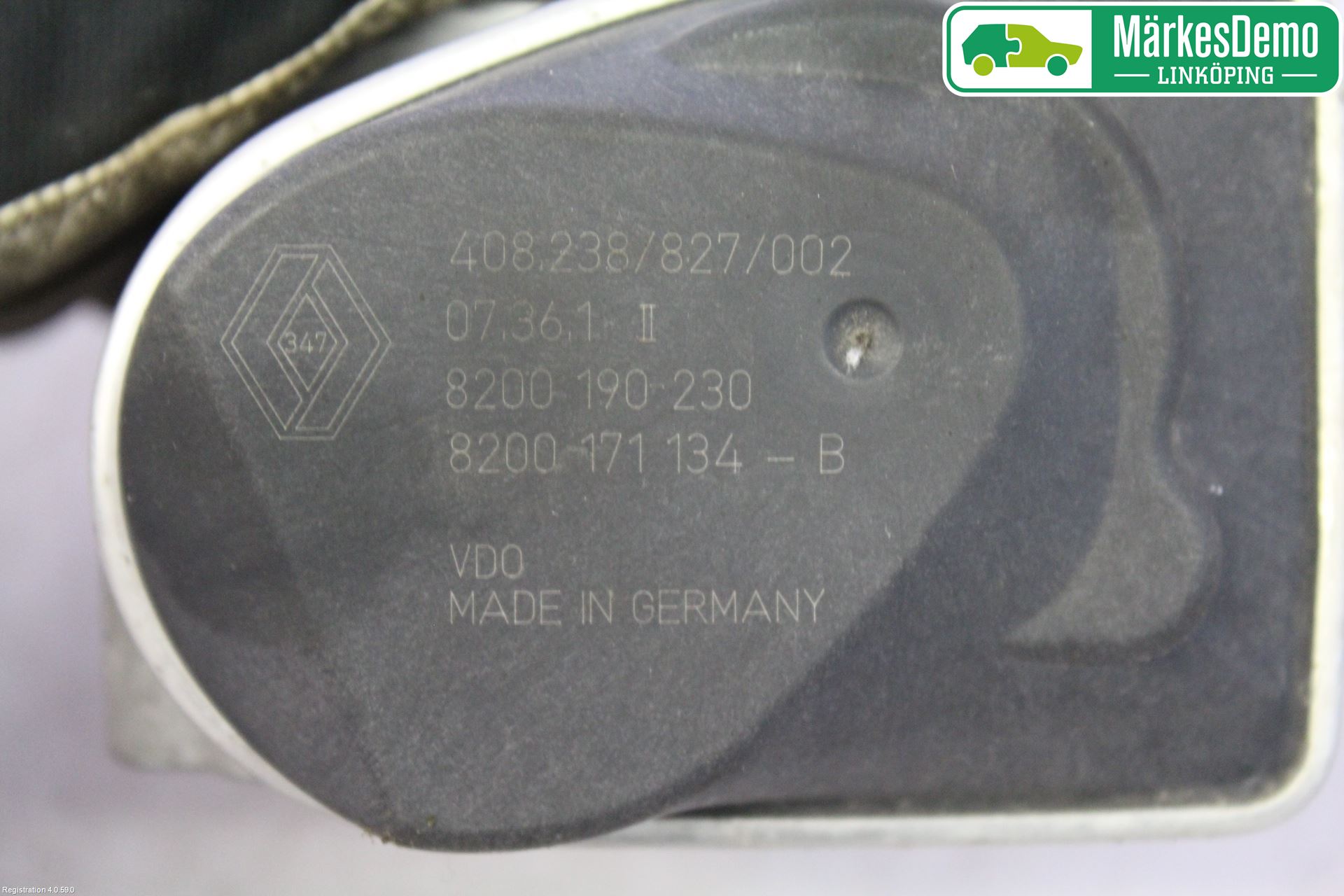 Renault MÉGANE II  06-08 Injspjällhus