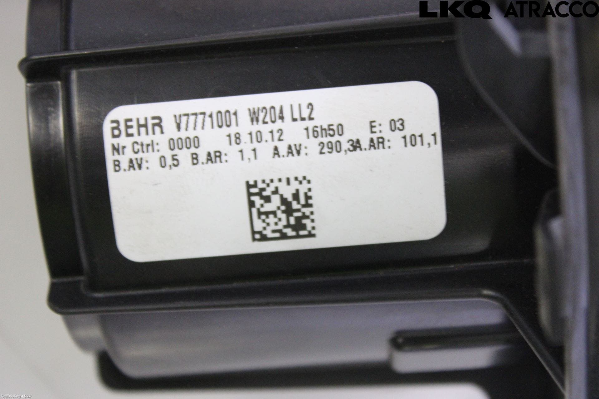 Mercedes-Benz MB C-KLASS (W204) 07-15 Värmefläkt