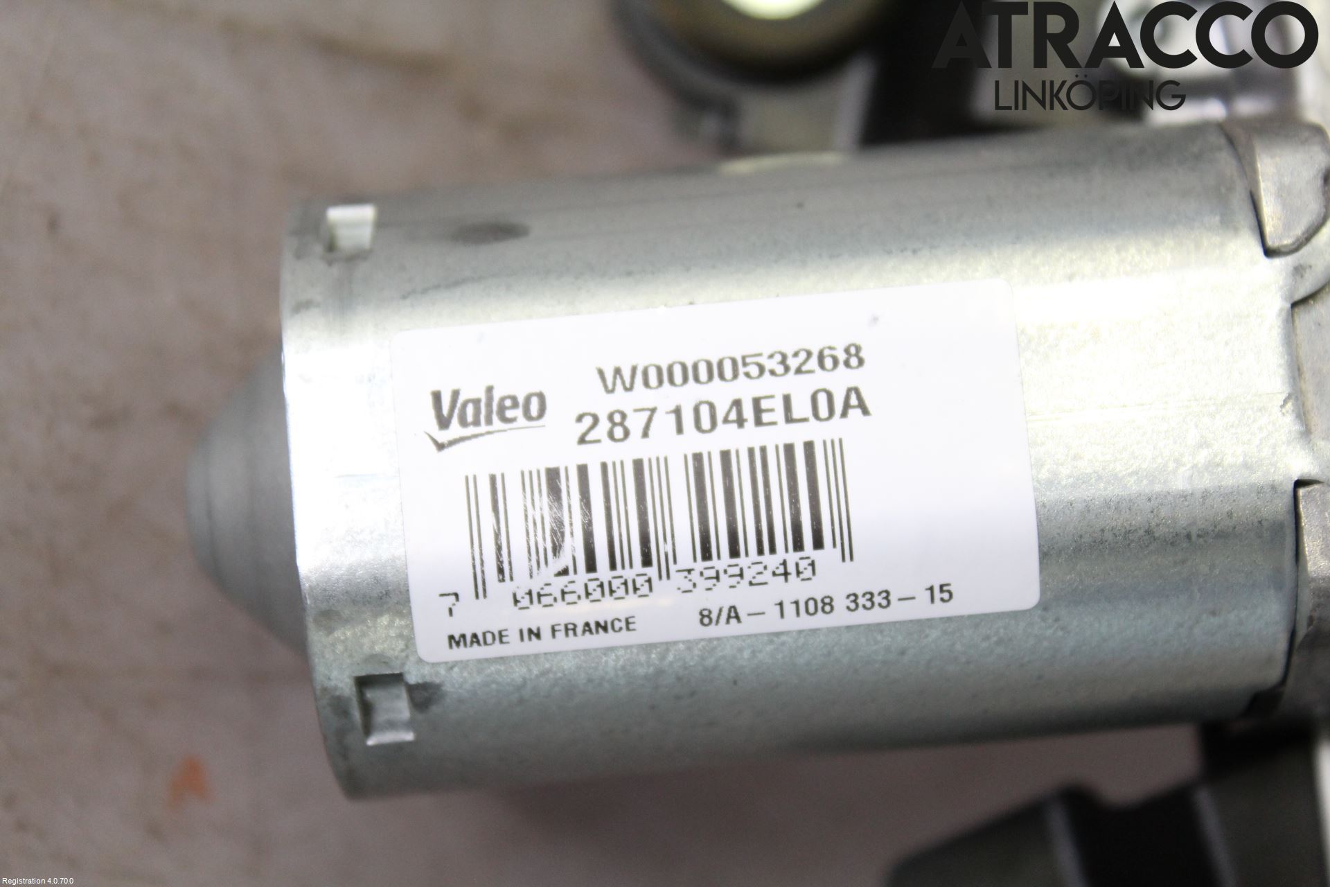 Nissan QASHQAI 14-17 Torkarmotor Baklucka