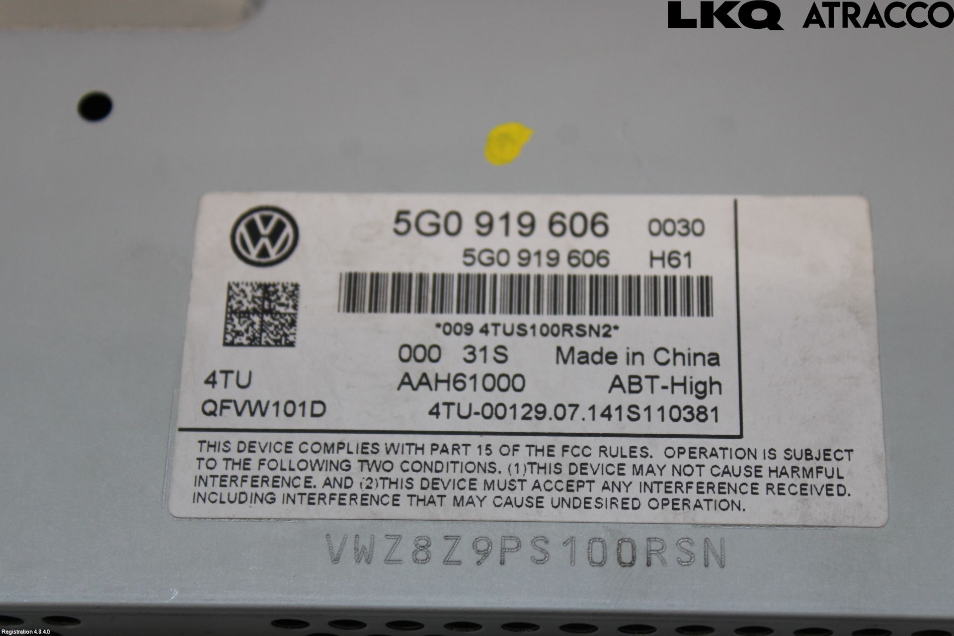 Volkswagen VW PASSAT 15-19 Multifunktionsdisplay