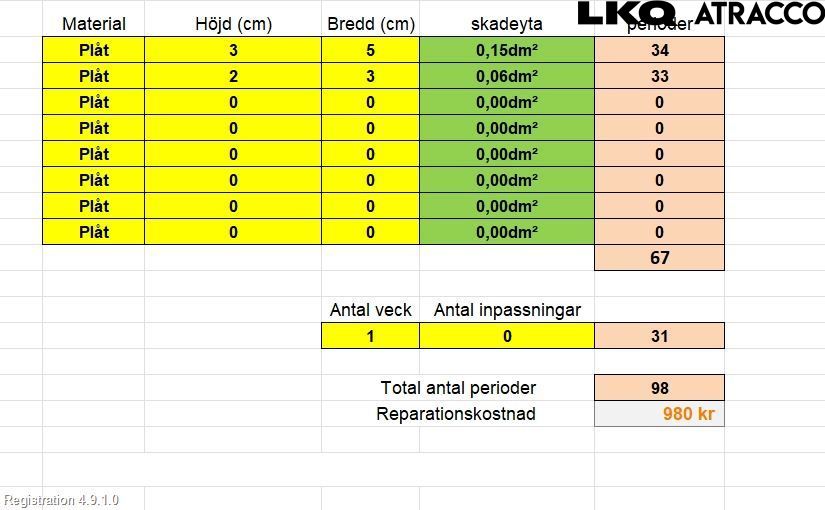 Hyundai TUCSON 05- Dörr Bak Höger