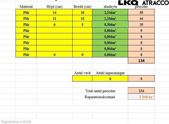 Ford S-MAX 06-15 Dörr Bak Vänster