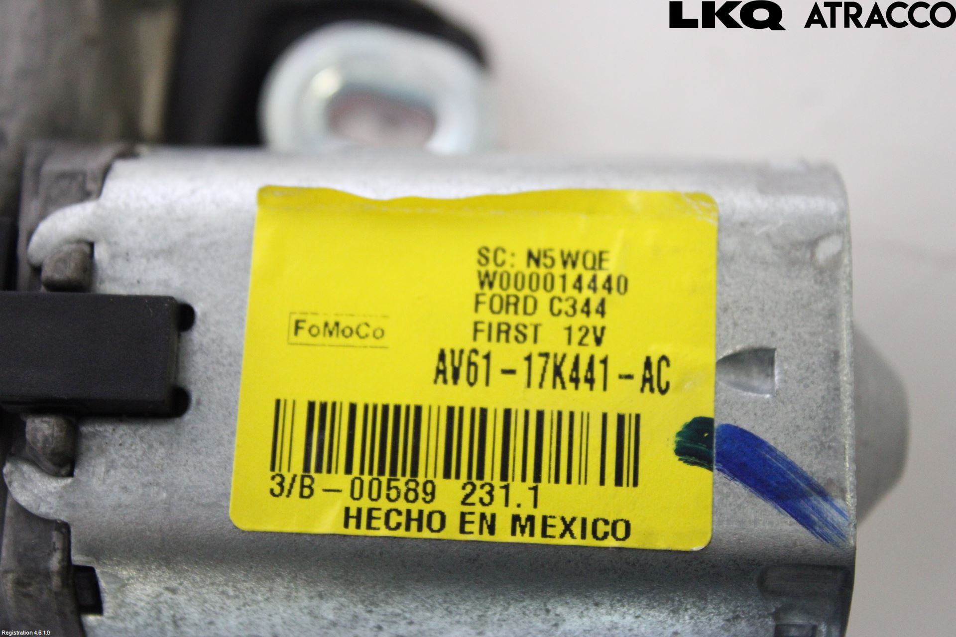 Ford C-MAX II  11-14 Torkarmotor Baklucka