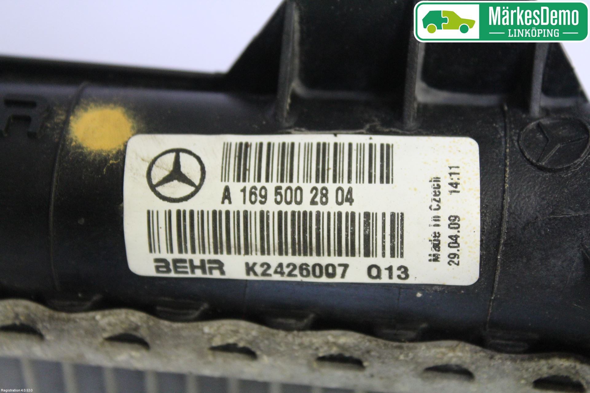 Mercedes-Benz MB B-KLASS (W245) 05-12 Kylare Aut