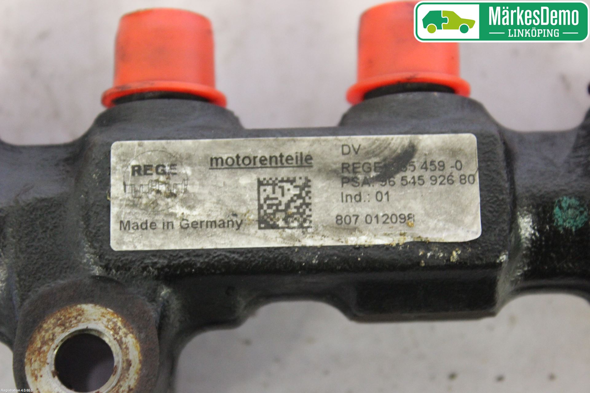 Citroen BERLINGO  03-07 Injspridarrör