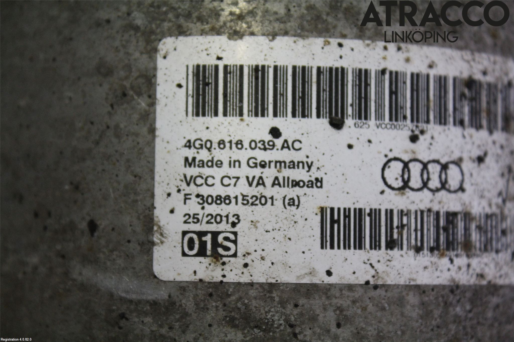 Audi A6 ALLROAD 12-18 Fjäderben Fram Vänster