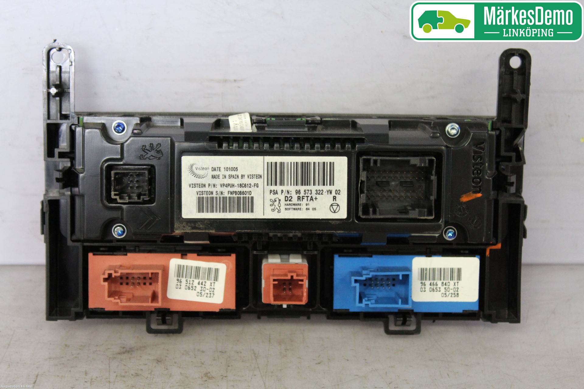 Peugeot 407 Ac Styrenhet Ac Manöveren