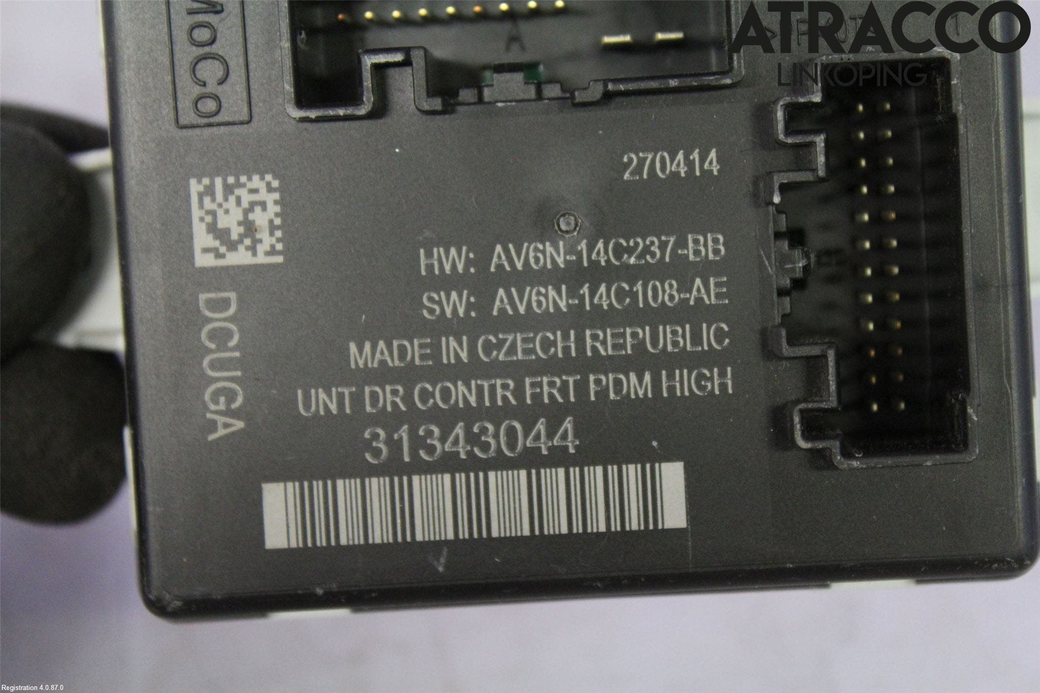 Volvo V40 12-19 Styrenhet Dörr