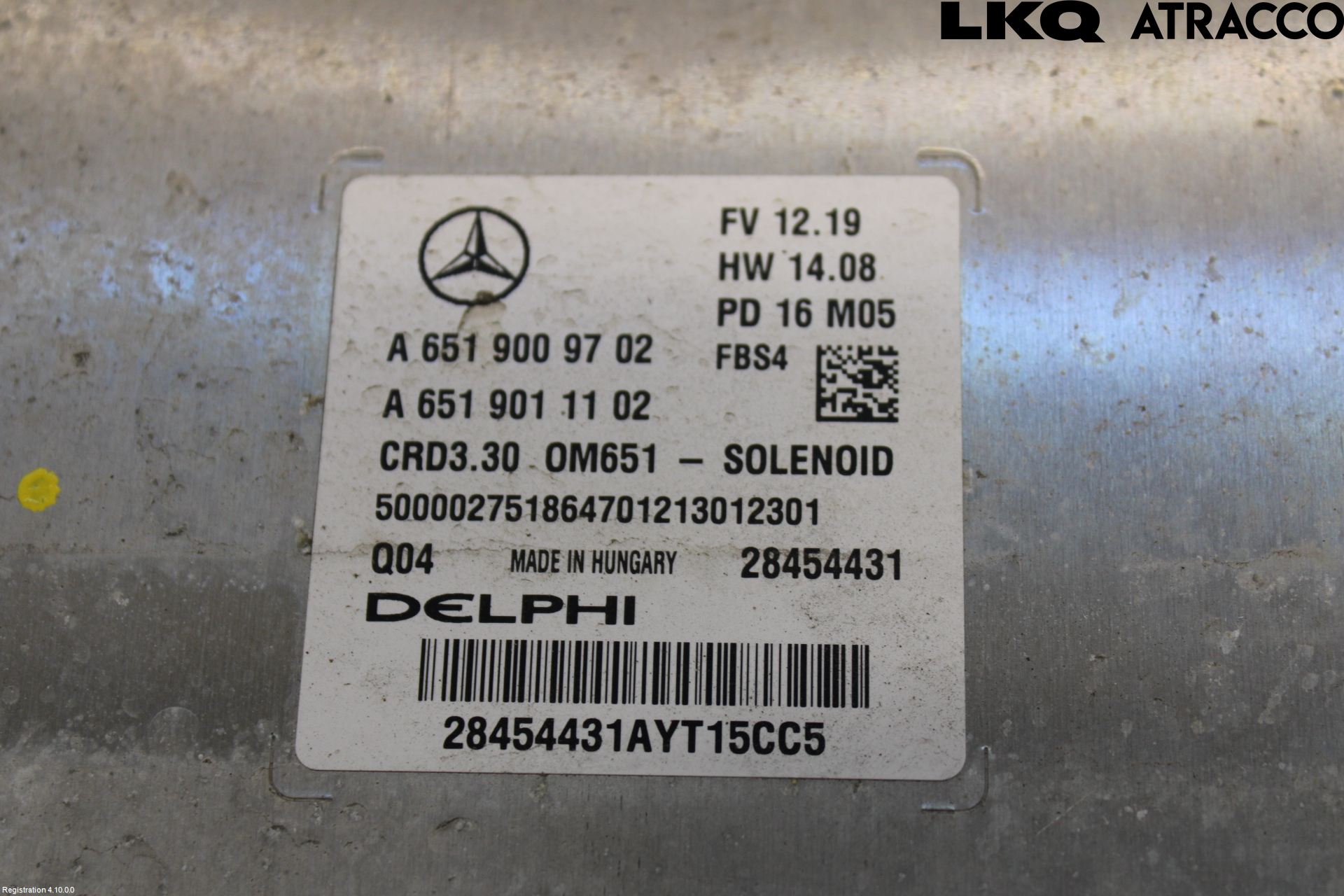 Mercedes-Benz MB CLA-KLASS (C117/X117) 13-19 Styrenhet Inspump Diesel