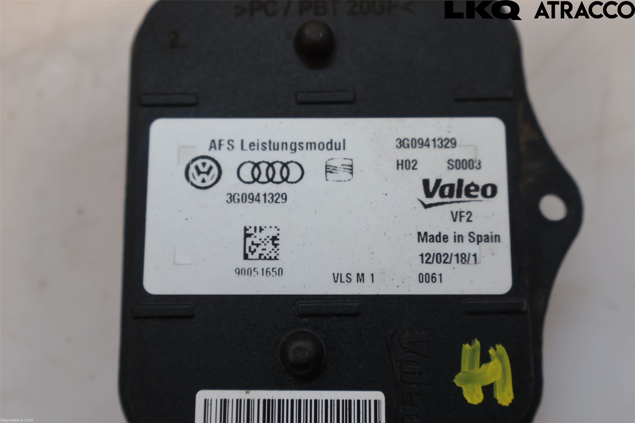 Volkswagen VW PASSAT 15-19 Styrenhet Strålkastare