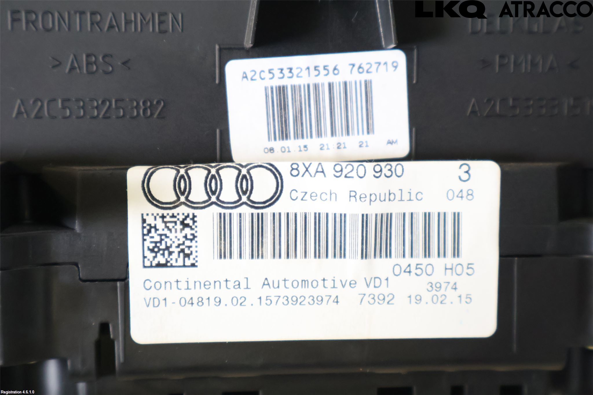 Audi A1/S1 11-18 Instrument Komb