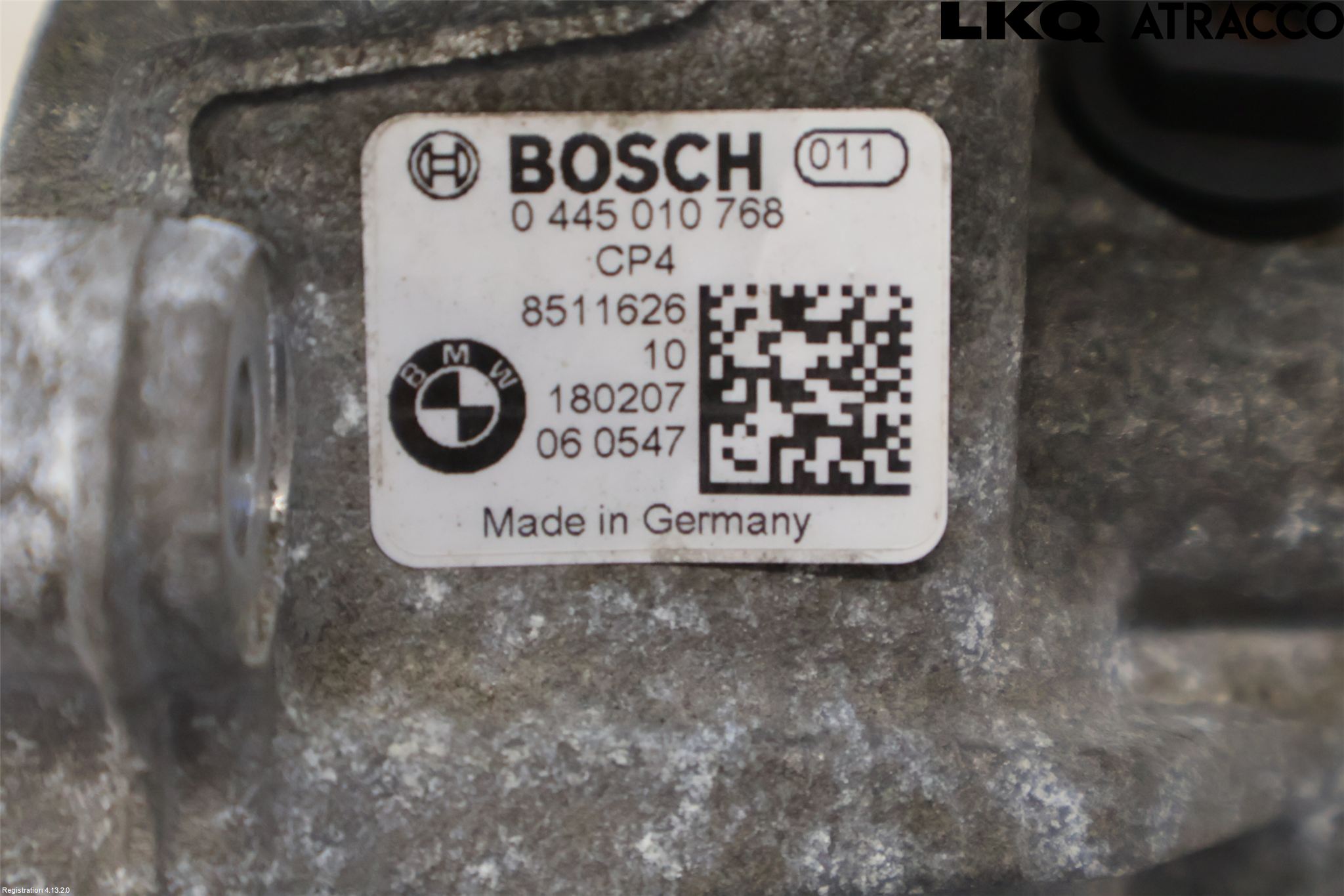 BMW 3 GT F34 13-19 Bränsle Insppump Diesel