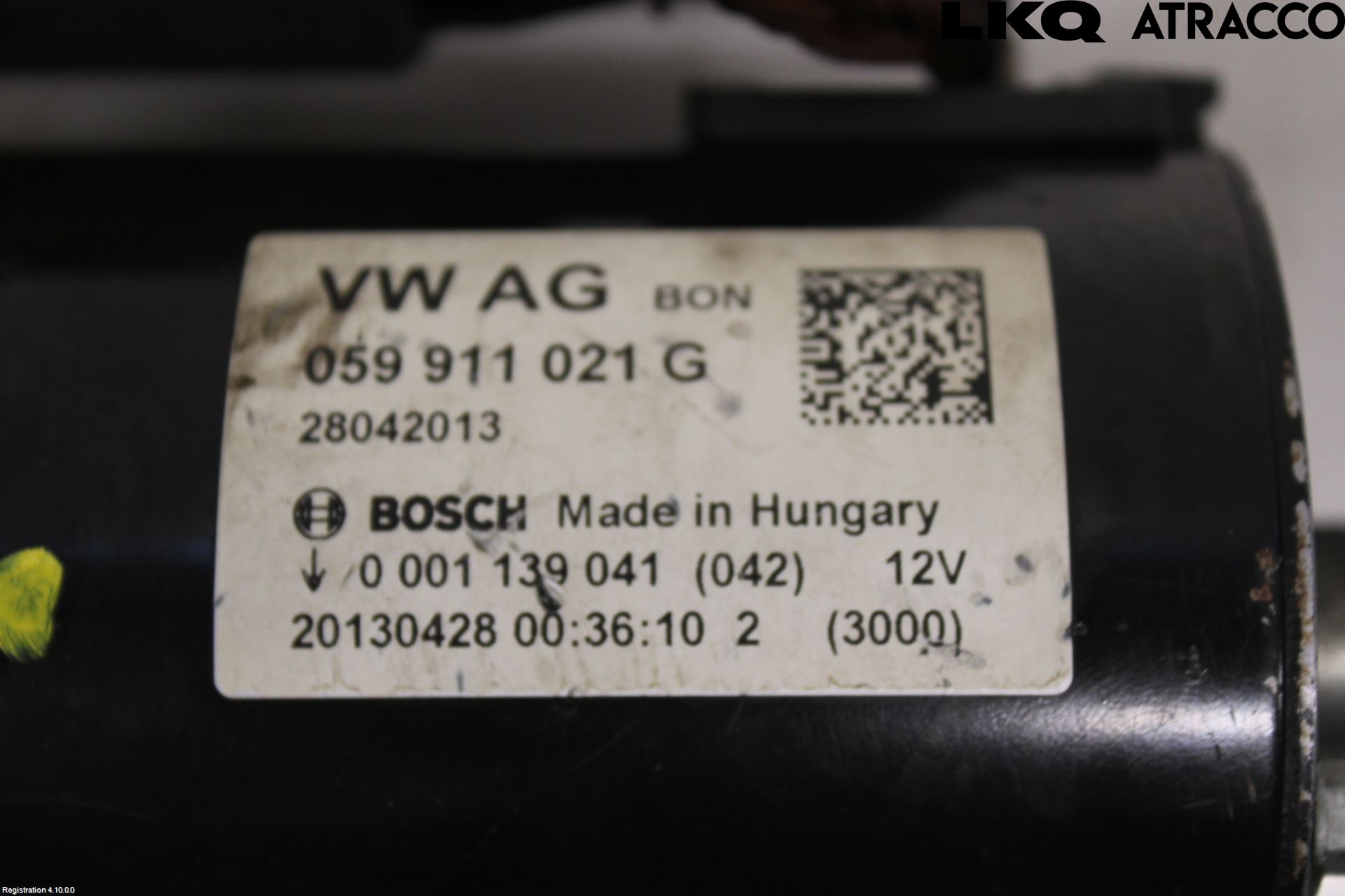 Audi A7/S7 4G 11-17 Startmotor Diesel