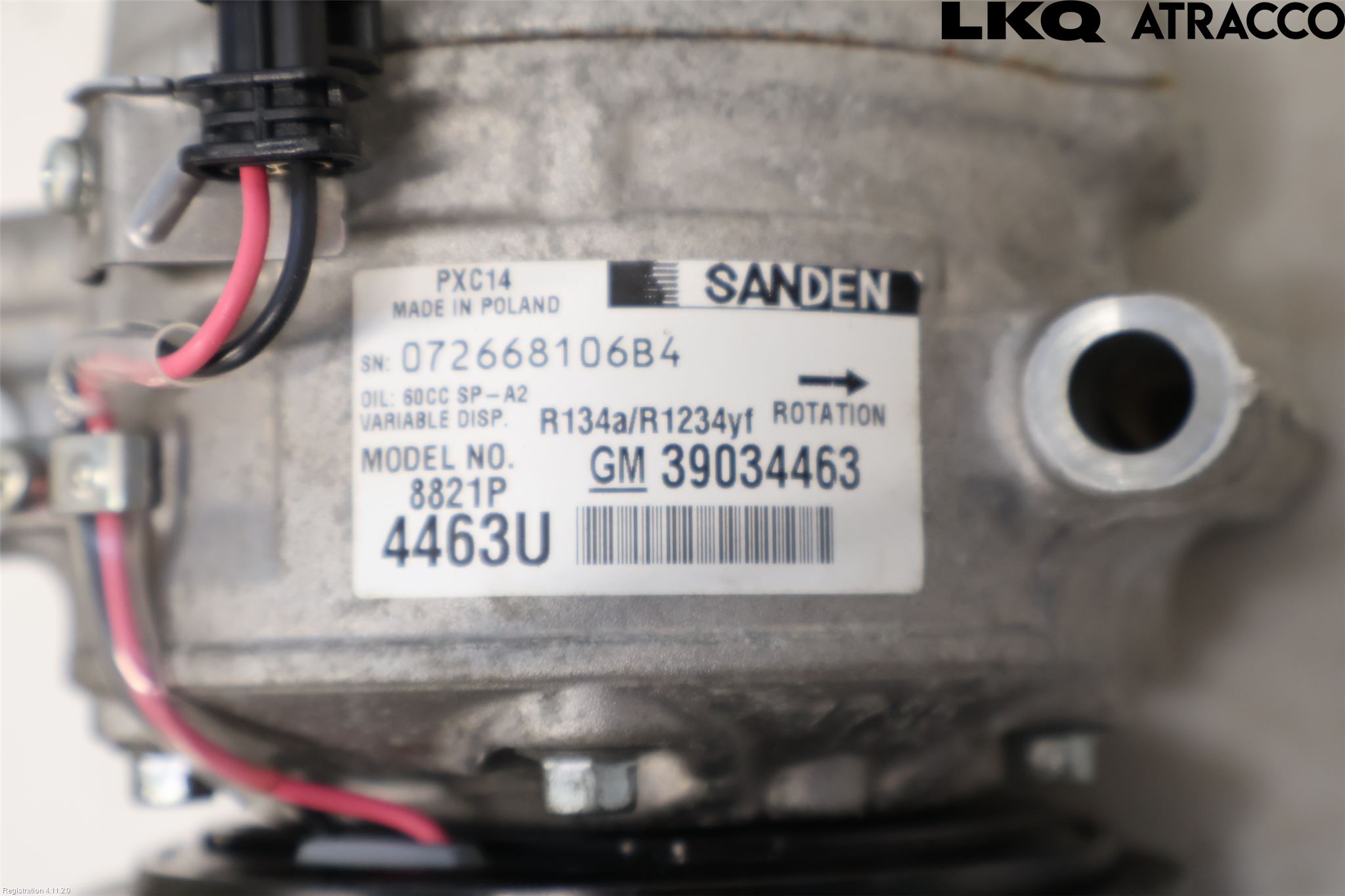 Opel ASTRA K 16-22 Ac Kompressor