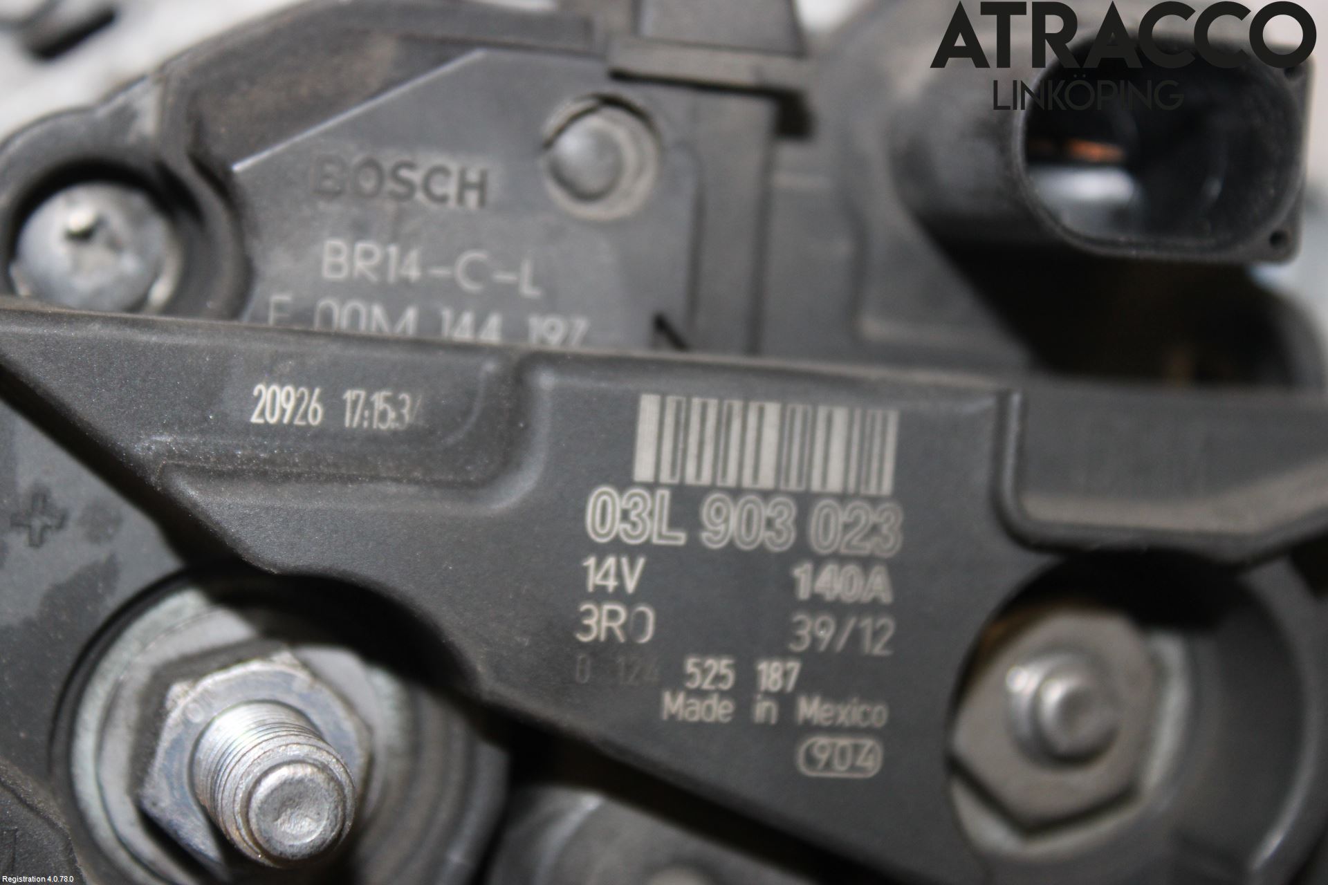 Volkswagen VW GOLF VI 09-13 Generator