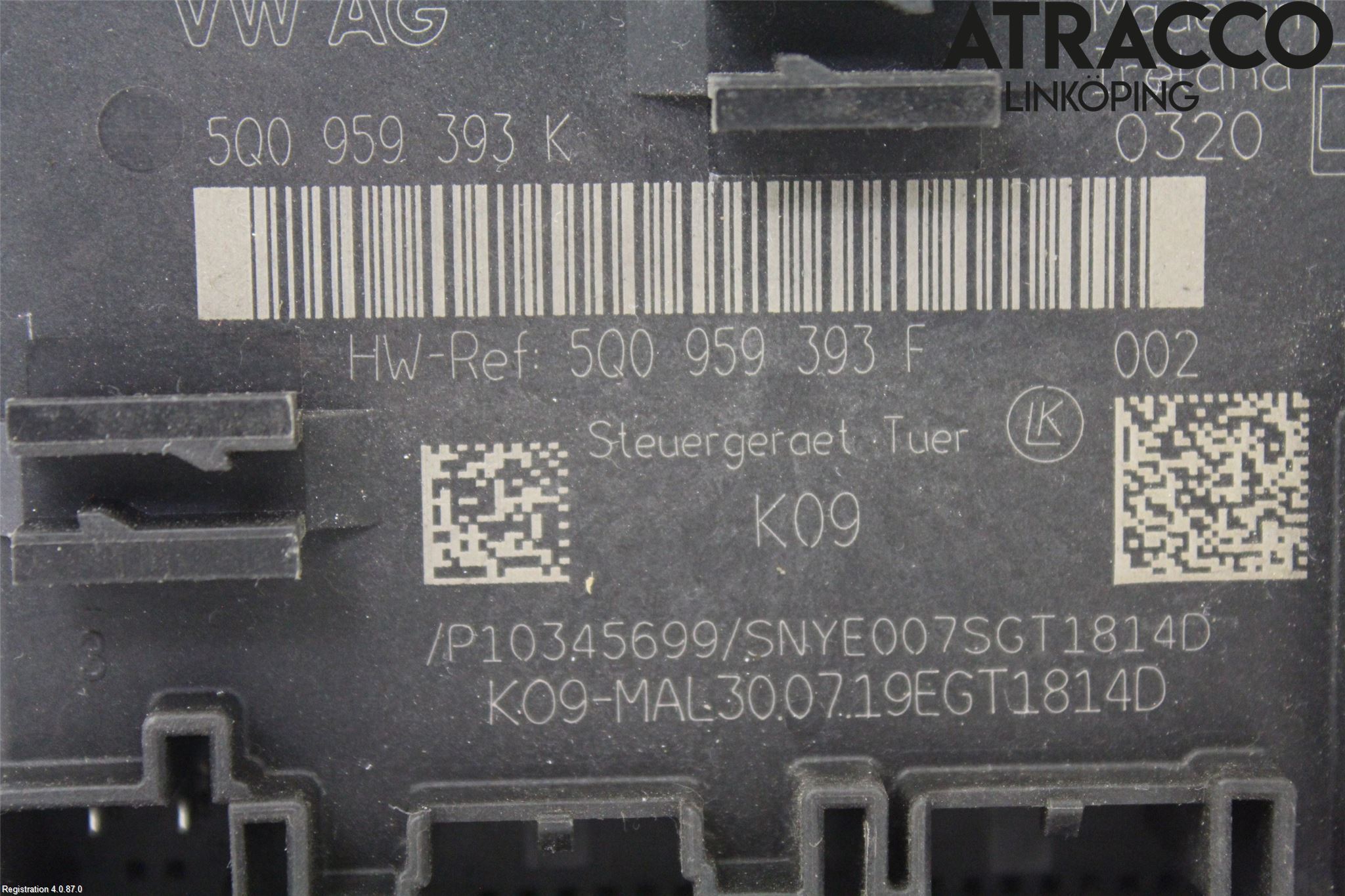 Volkswagen VW GOLF / E-GOLF VII 13-20 Styrenhet Dörr