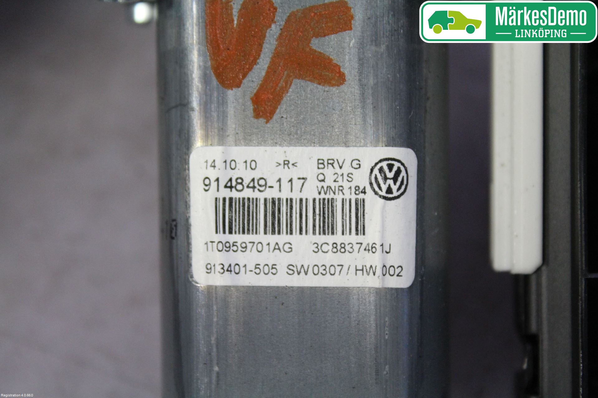Volkswagen VW PASSAT CC 08-16 Fönsterhissmotor