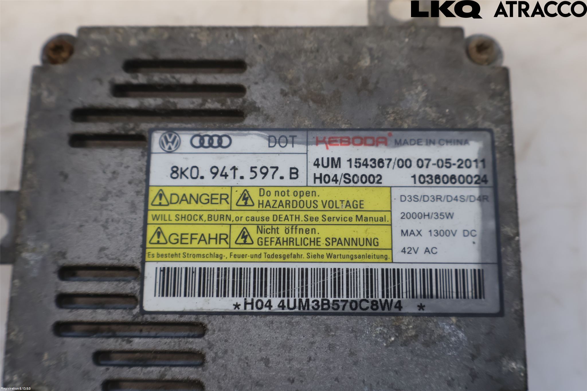 Volkswagen VW PASSAT 11-14 Styrenhet Strålkastare