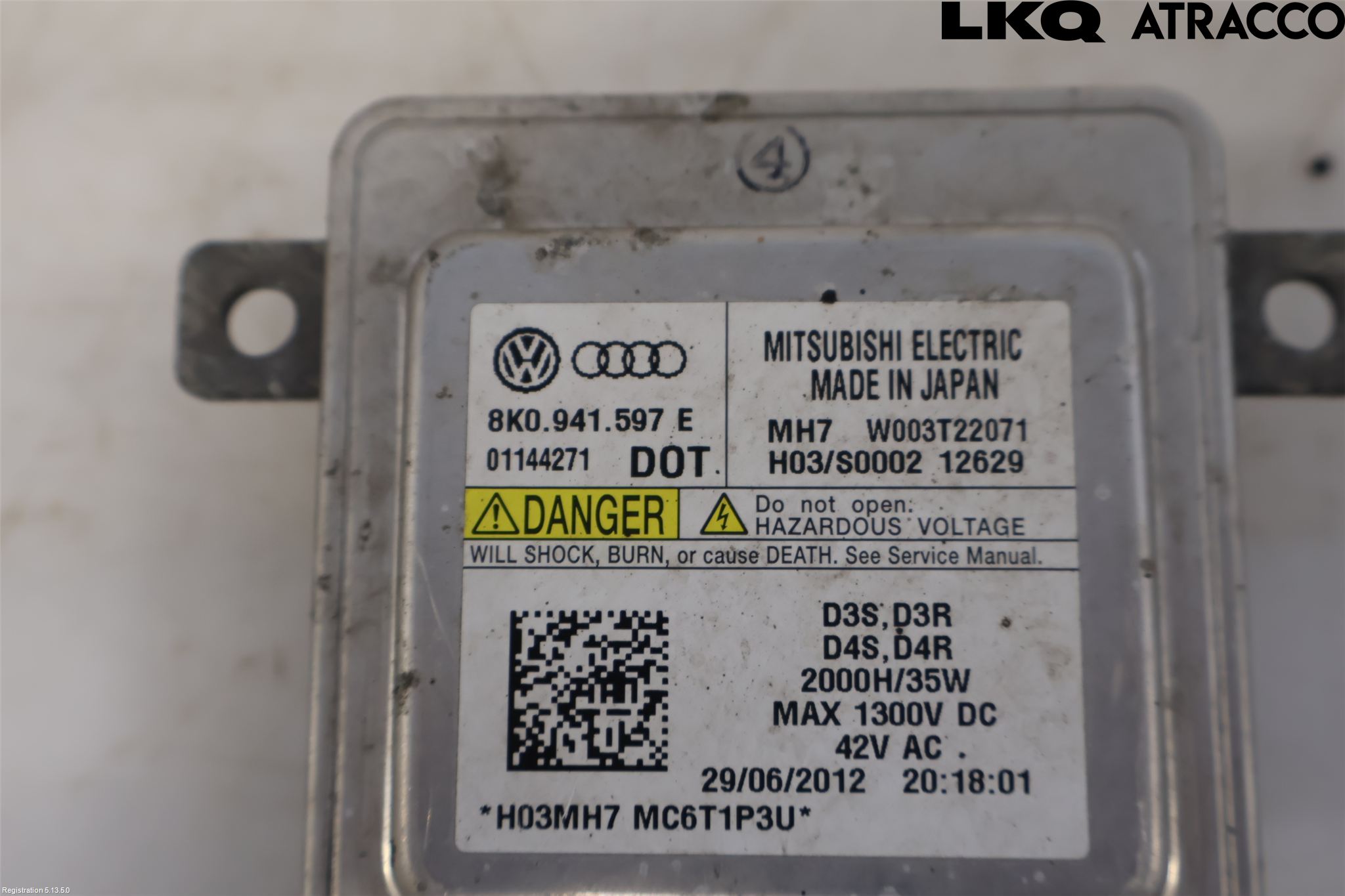 Audi A6/S6 4G 11-18 Styrenhet Strålkastare