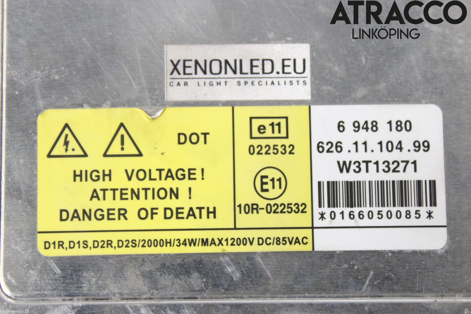 Volvo V70 08-13 Styrenhet Strålkastare